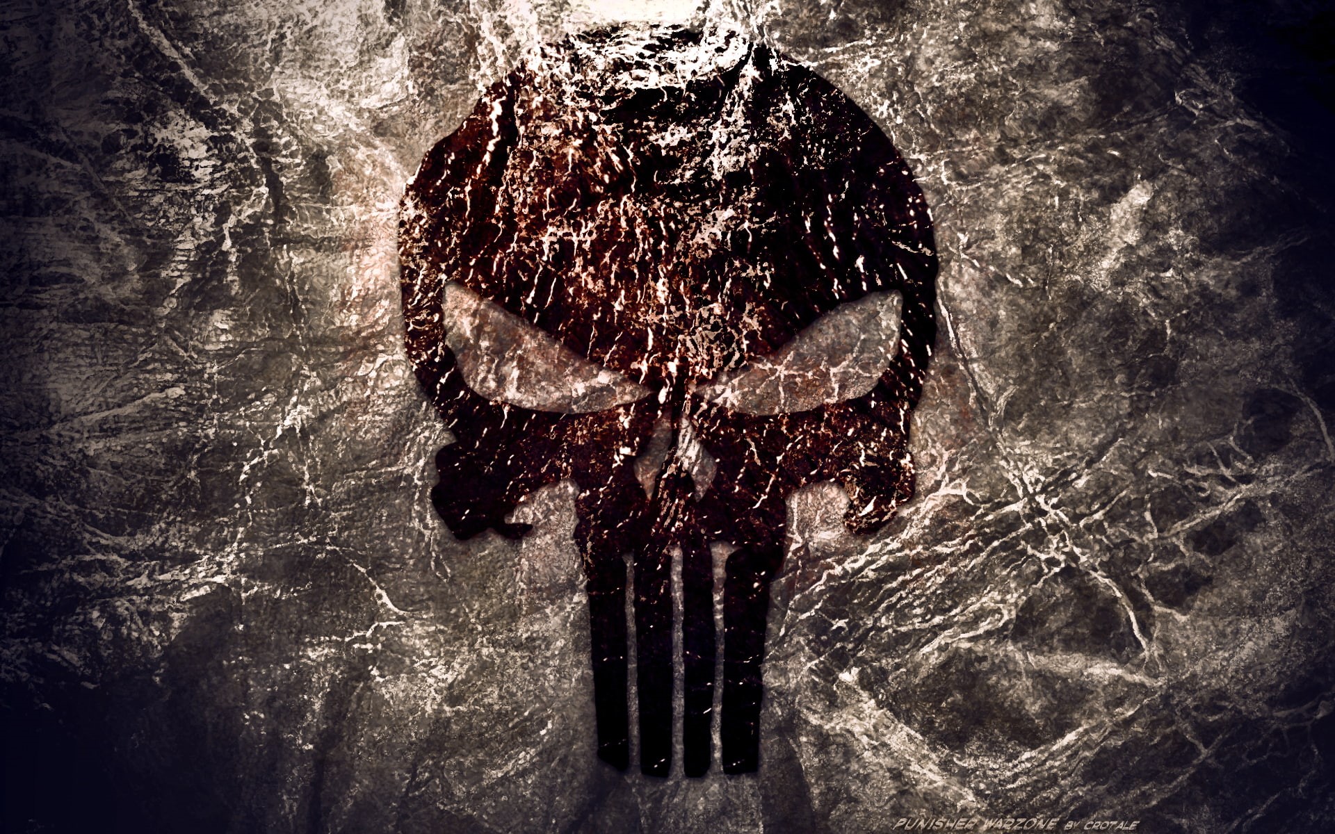 hd, cartoon/comic, punisher, dc, 1080P, logo, HD Wallpaper