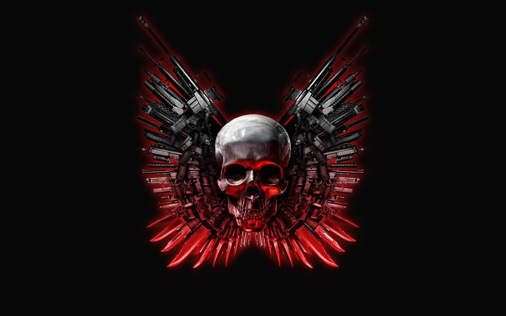 flying, human face, body part, dead, red, death, black Color, illustration, 1080P, horror, logo, science, futuristic, war, imagination, alien, evil, dark, HD Wallpaper