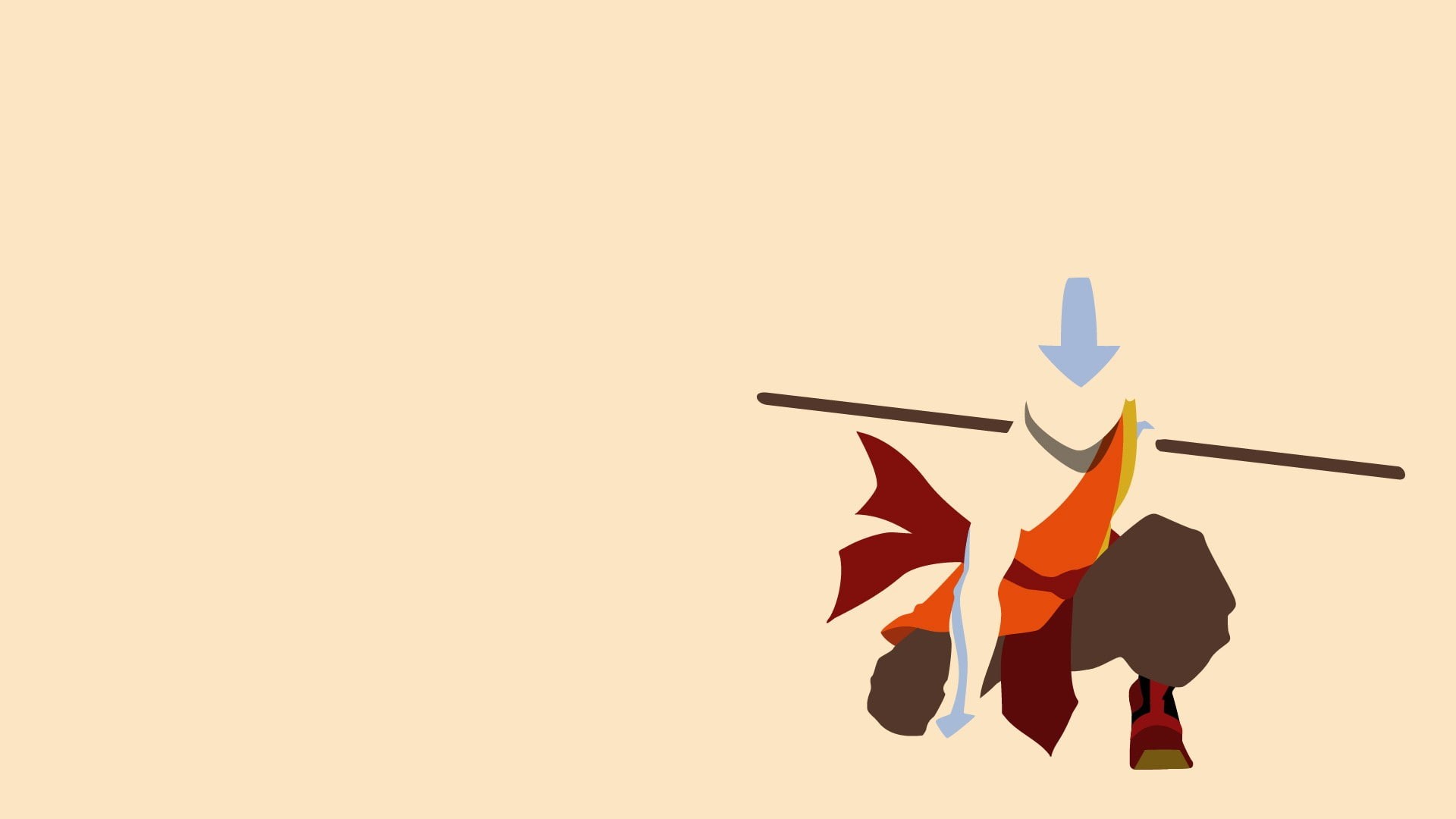 vector, Avatar: The Last Airbender, Aang, 1080P, HD Wallpaper