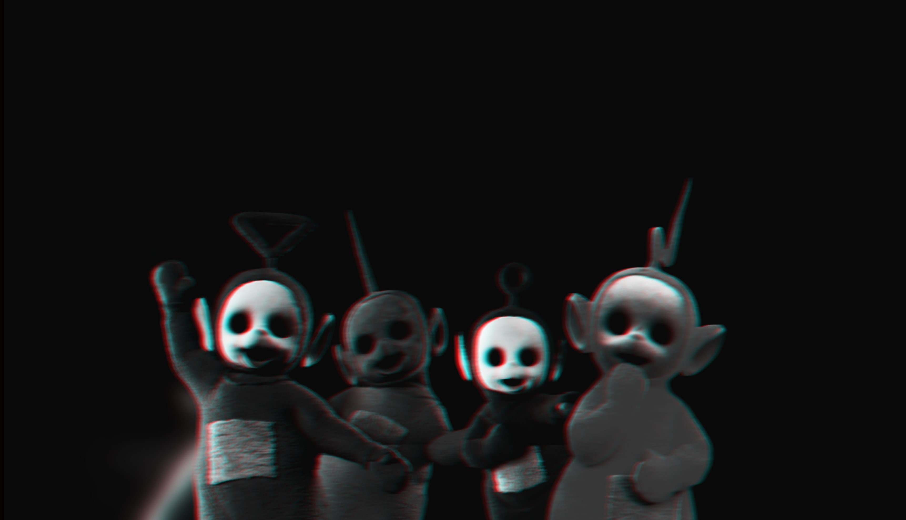 2K, Teletubbies, horror, HD Wallpaper