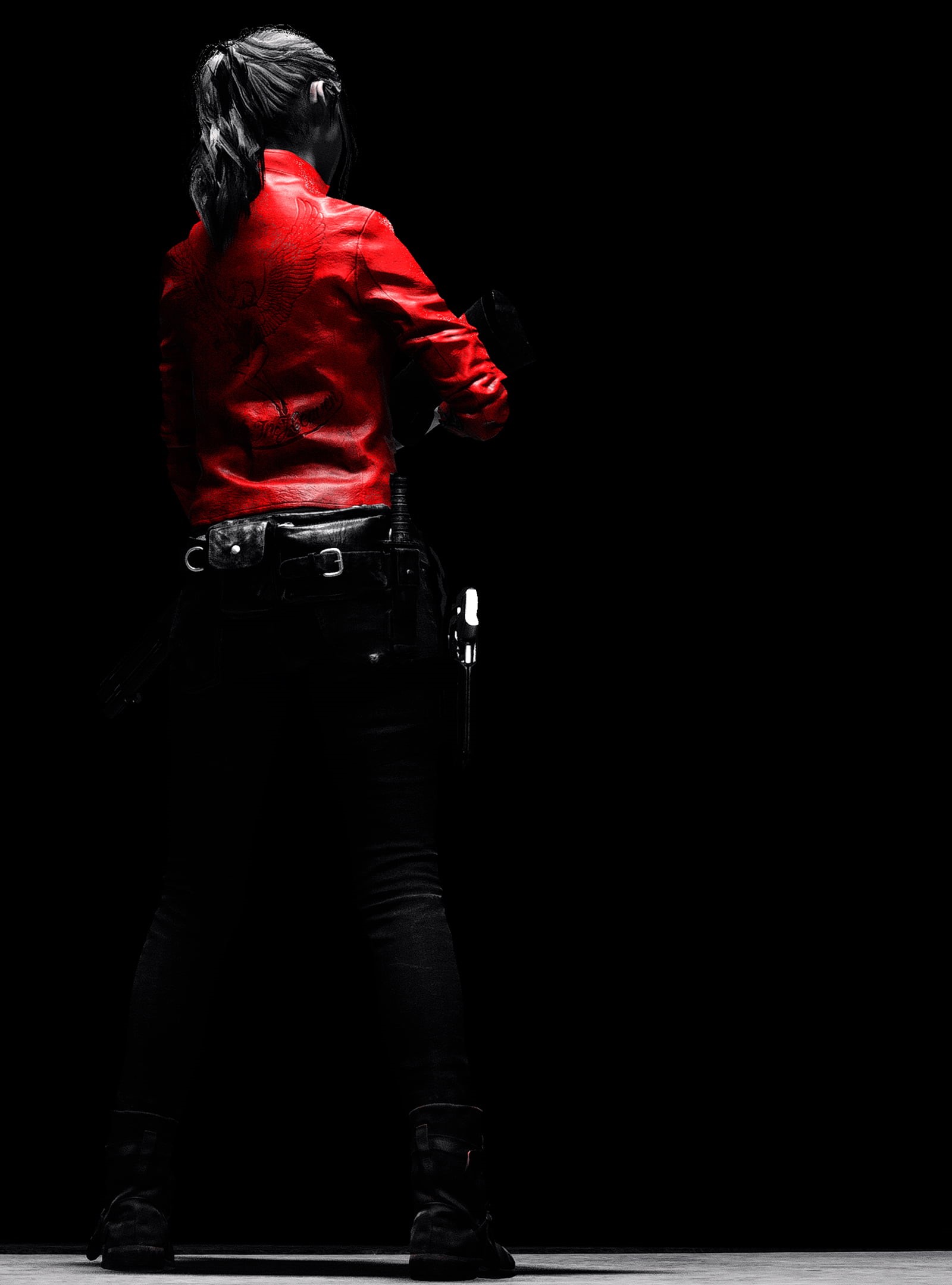 Claire Redfield, Resident Evil 2, 1080P, video games, Resident Evil 2 Remake, Phone HD Wallpaper