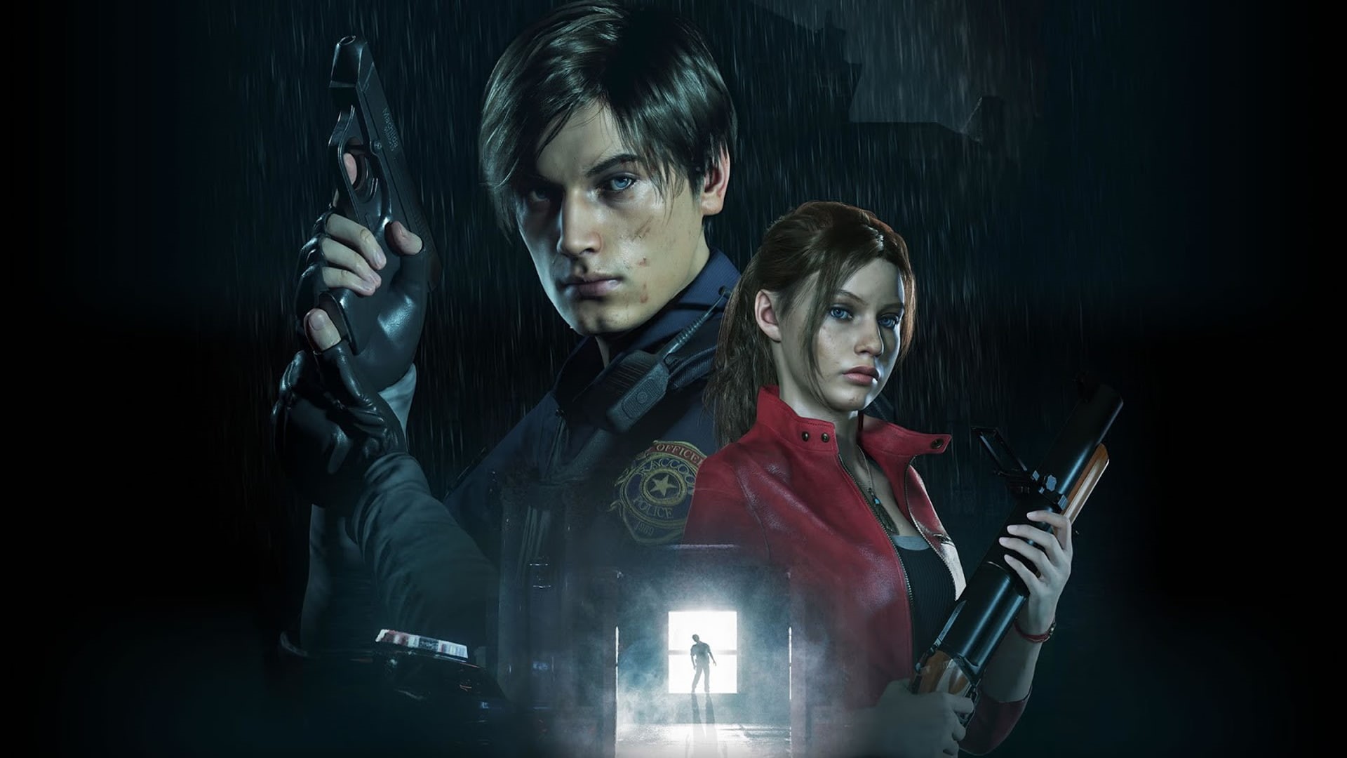 1080P, Resident Evil, video games, Claire Redfield, Leon Kennedy, Capcom, Resident Evil 2, Racoon City, HD Wallpaper