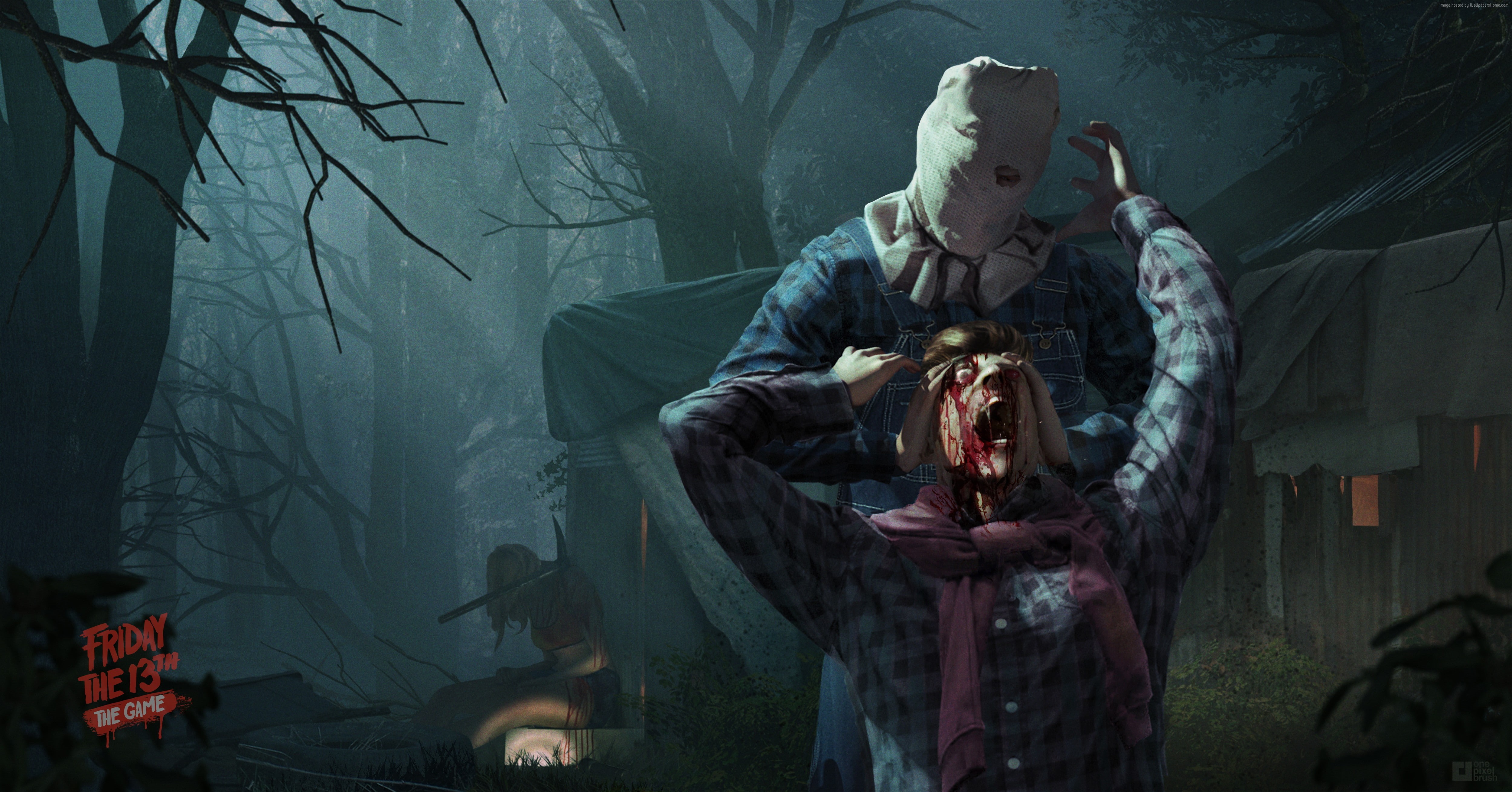 horror, Xbox One, 4K, PC, Friday the 13th: The Game, Best Game, PS4, HD Wallpaper