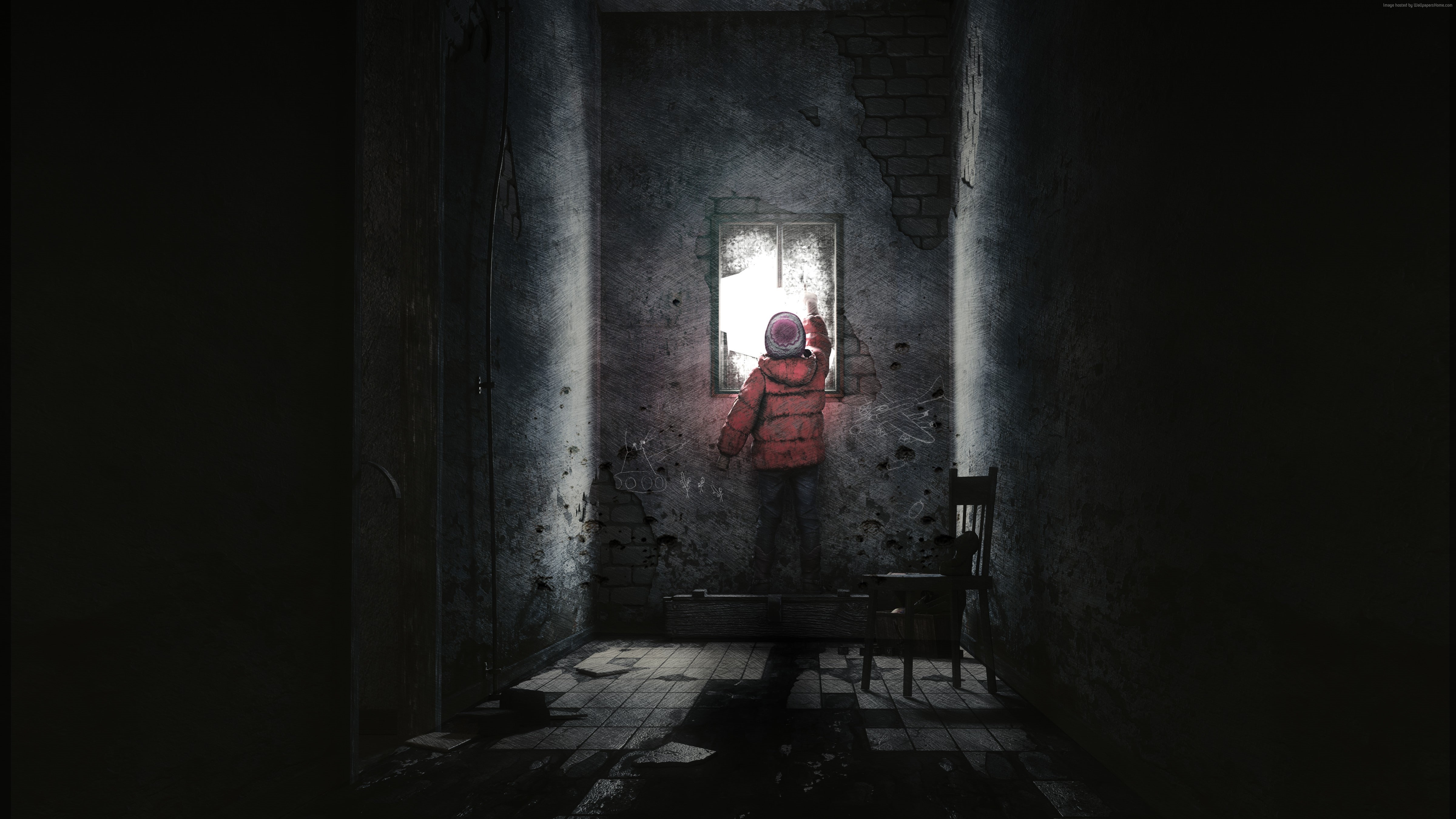 This War of Mine: The Little Ones, quest, 4K, PS4, Xbox One, Best Game, HD Wallpaper