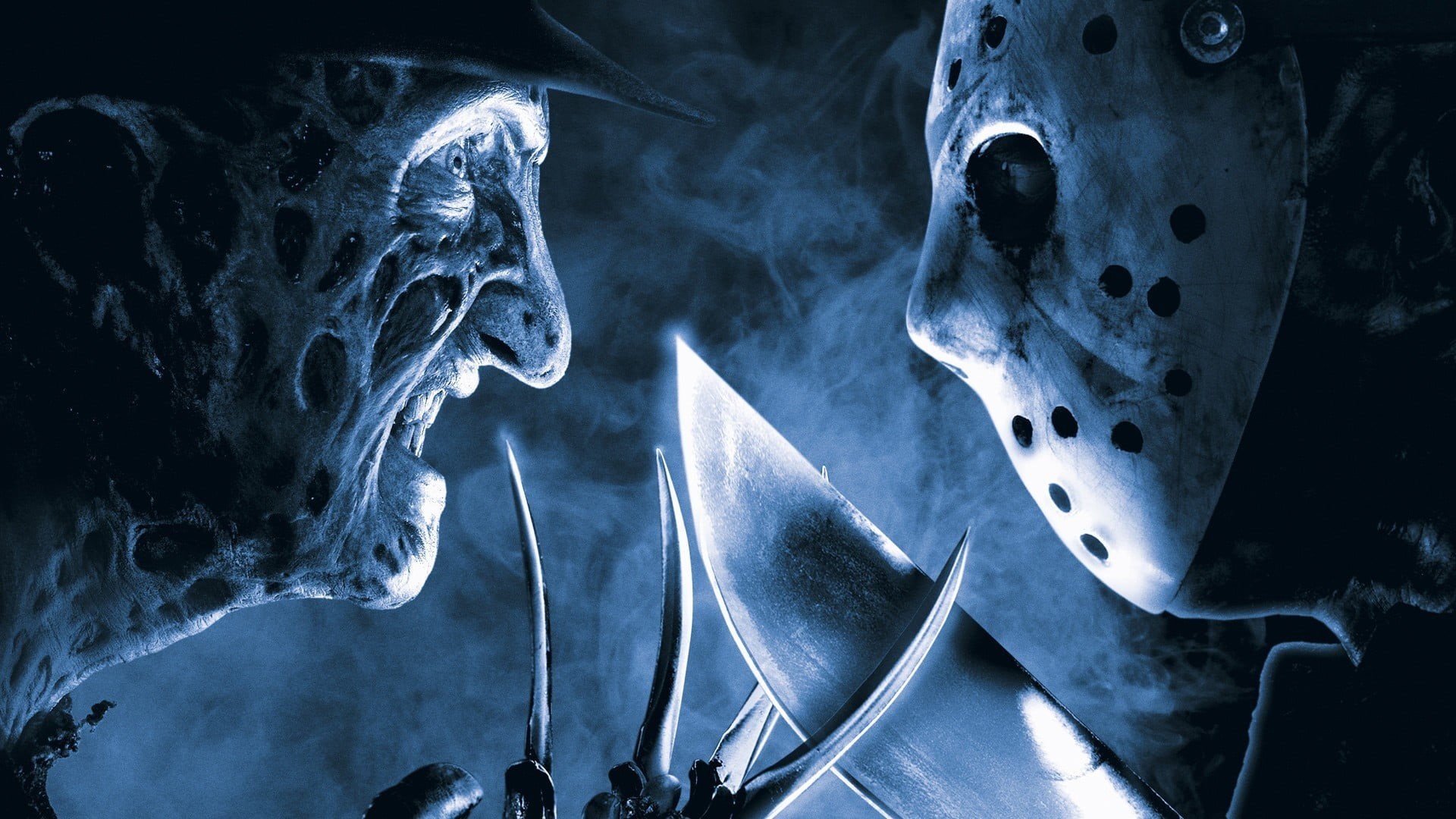 frozen, digital art, detail, bone, jason, close-up, transportation, illuminated, fantasy art, freddy, nature, abstract, architecture, Jason Voorhees, cold temperature, HD Wallpaper
