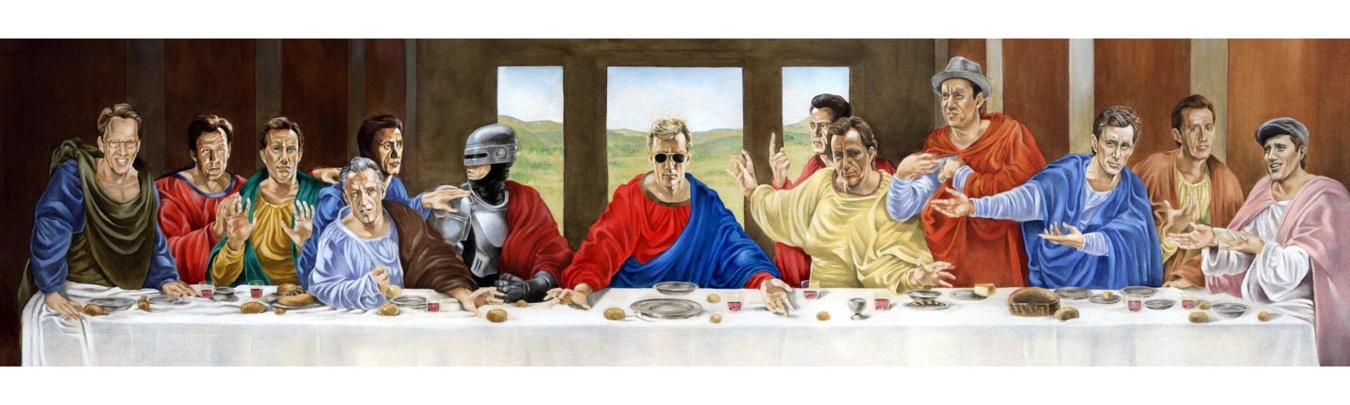 supper, last, 1080P, How the hell am I suppose to categorize that, The Last Supper, painting, Misc, HD Wallpaper