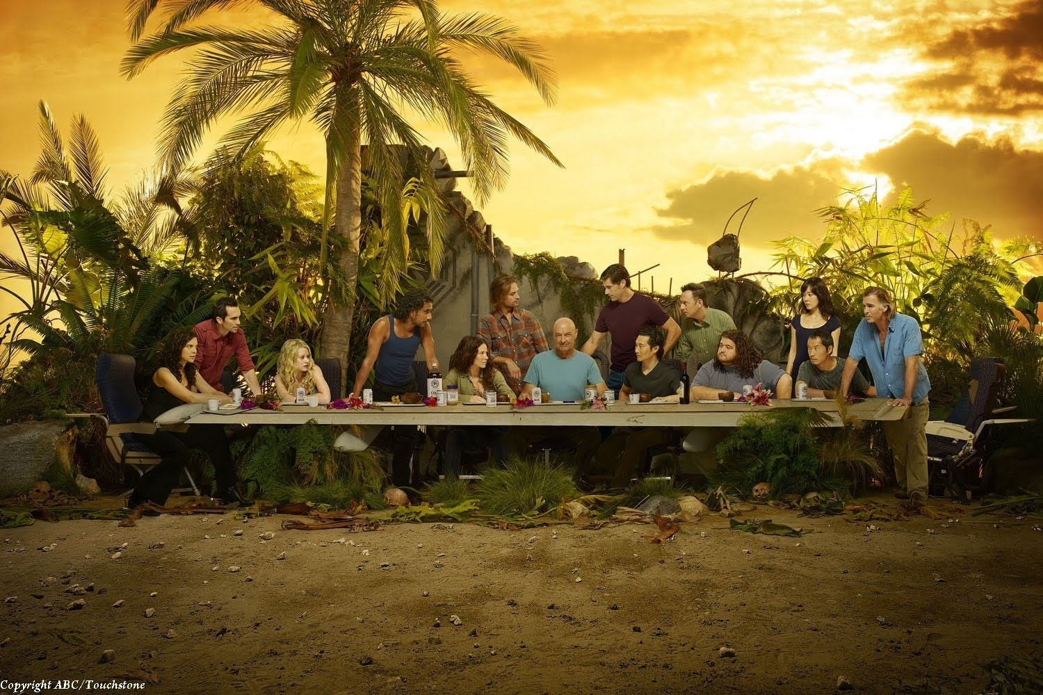 last, x, supper, 720P, lost, series, Lost (TV Series), hd, entertainment, art, tv, The Last Supper, HD Wallpaper