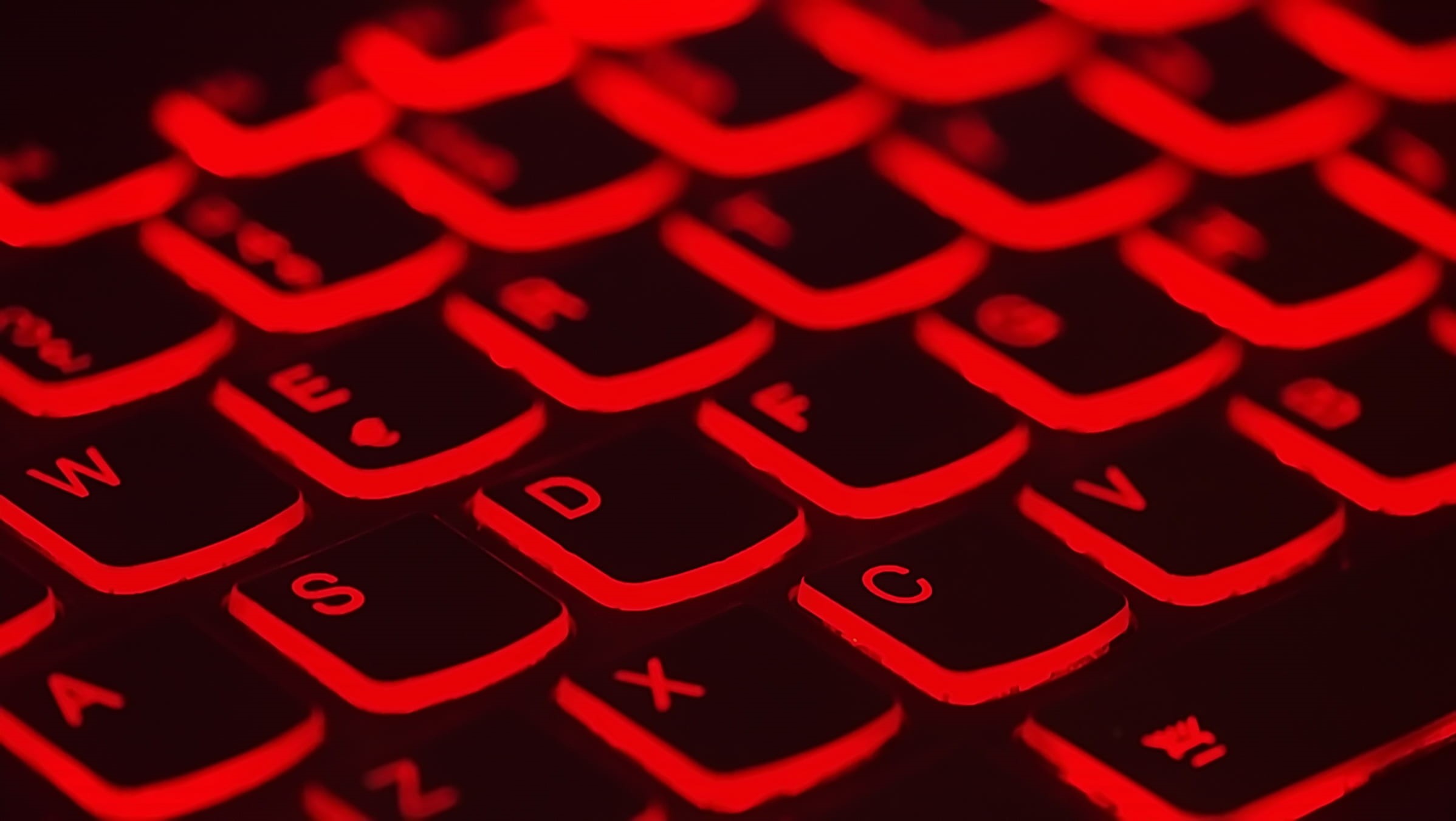 global communications, internet, red, letters, full frame, no people, 1080P, alphabet, desktop pc, close-up, backgrounds, illuminated, technology, back, HD Wallpaper