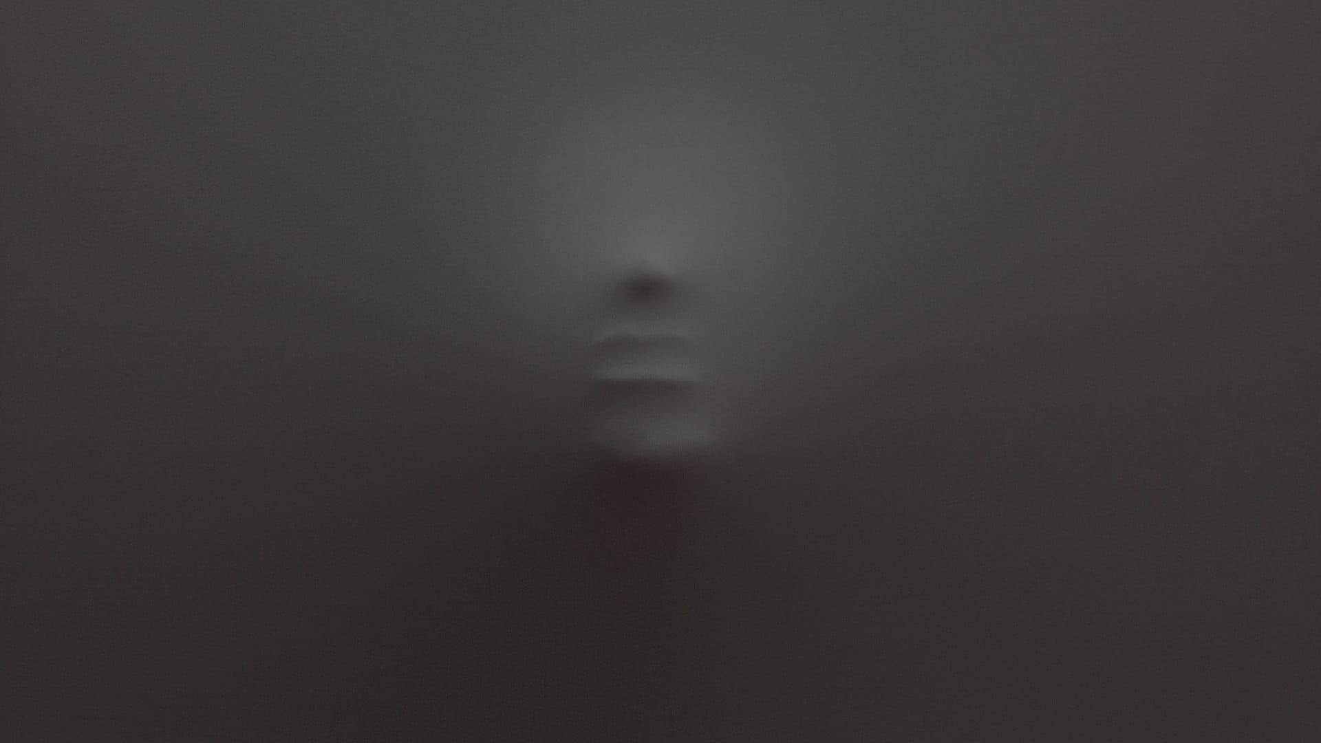 monochrome, indoors, wall, minimalism, face, motion, blurred motion, fear, ominous, studio shot, one person, copy space, dark, silhouette, white, 1080P, HD Wallpaper