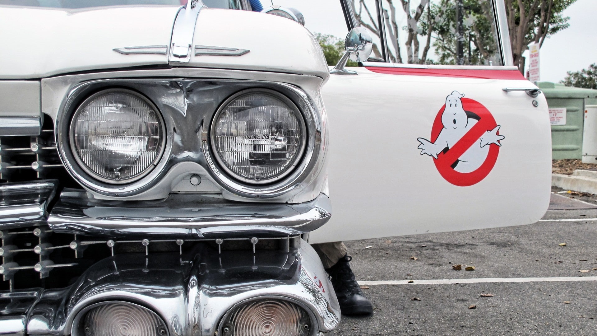 Ghostbusters, 1080P, spooky, car, HD Wallpaper