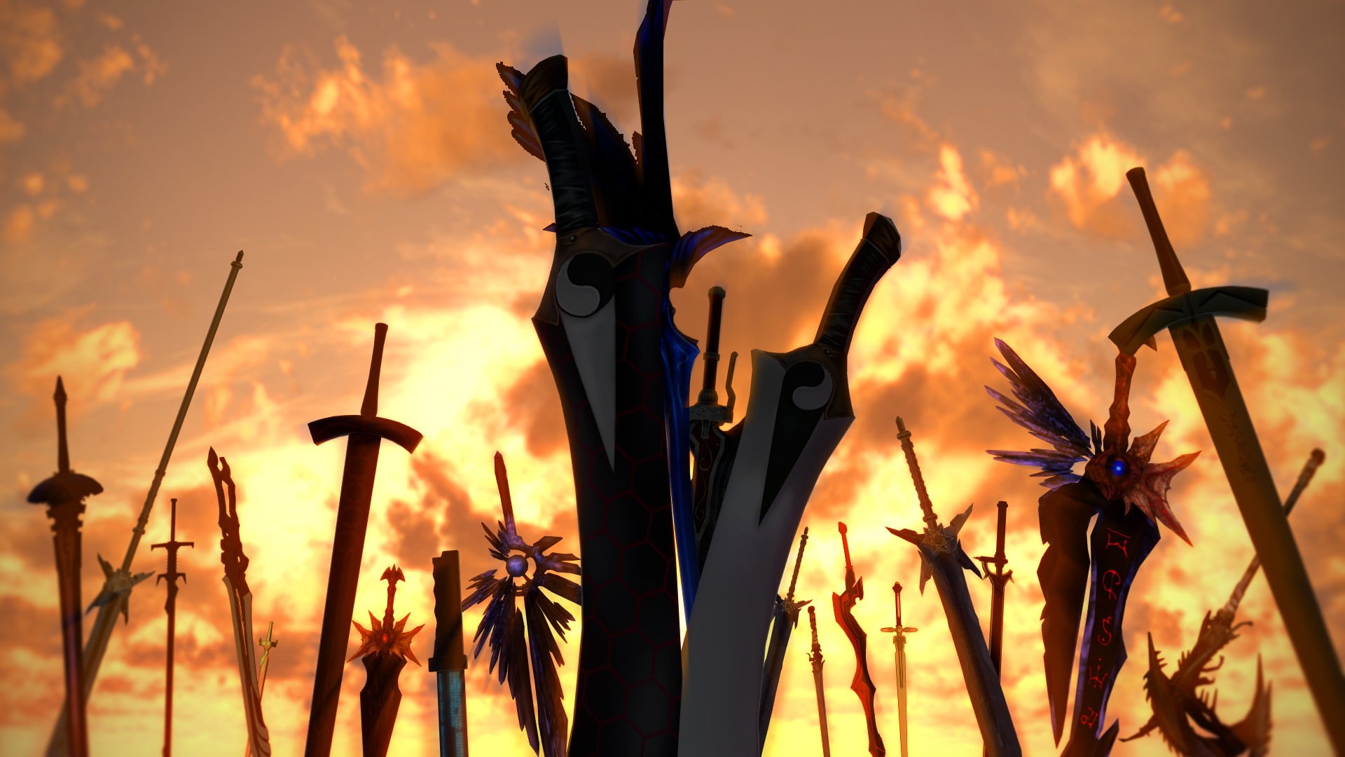 1080P, Fate Series, Fate/Stay Night: Unlimited Blade Works, HD Wallpaper