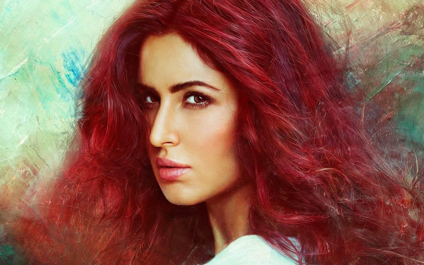 close-up, lifestyles, hairstyle, beautiful woman, kaif, redhead, katrina, women, young adult, katrina kaif, one person, dyed red hair, Female Celebrities, HD Wallpaper