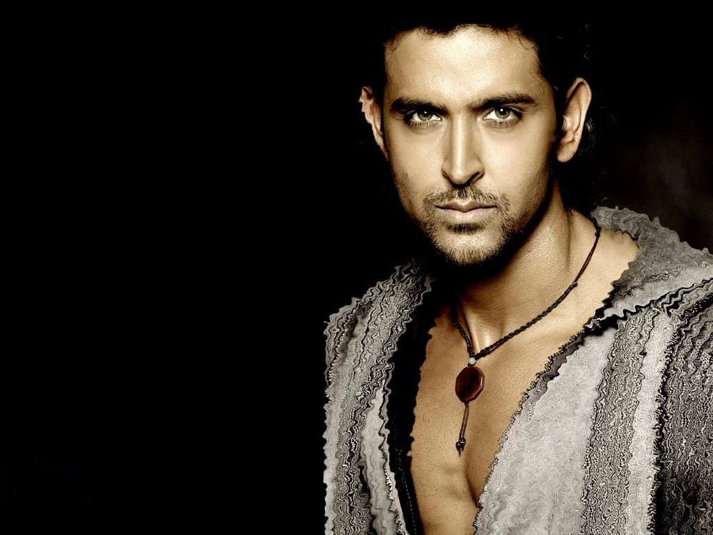 entertainment, ACTOR, bollywood, Hrithik Roshan, hrithik, Handsome, roshan, 480P, hd, Indin, art, Black, HD Wallpaper