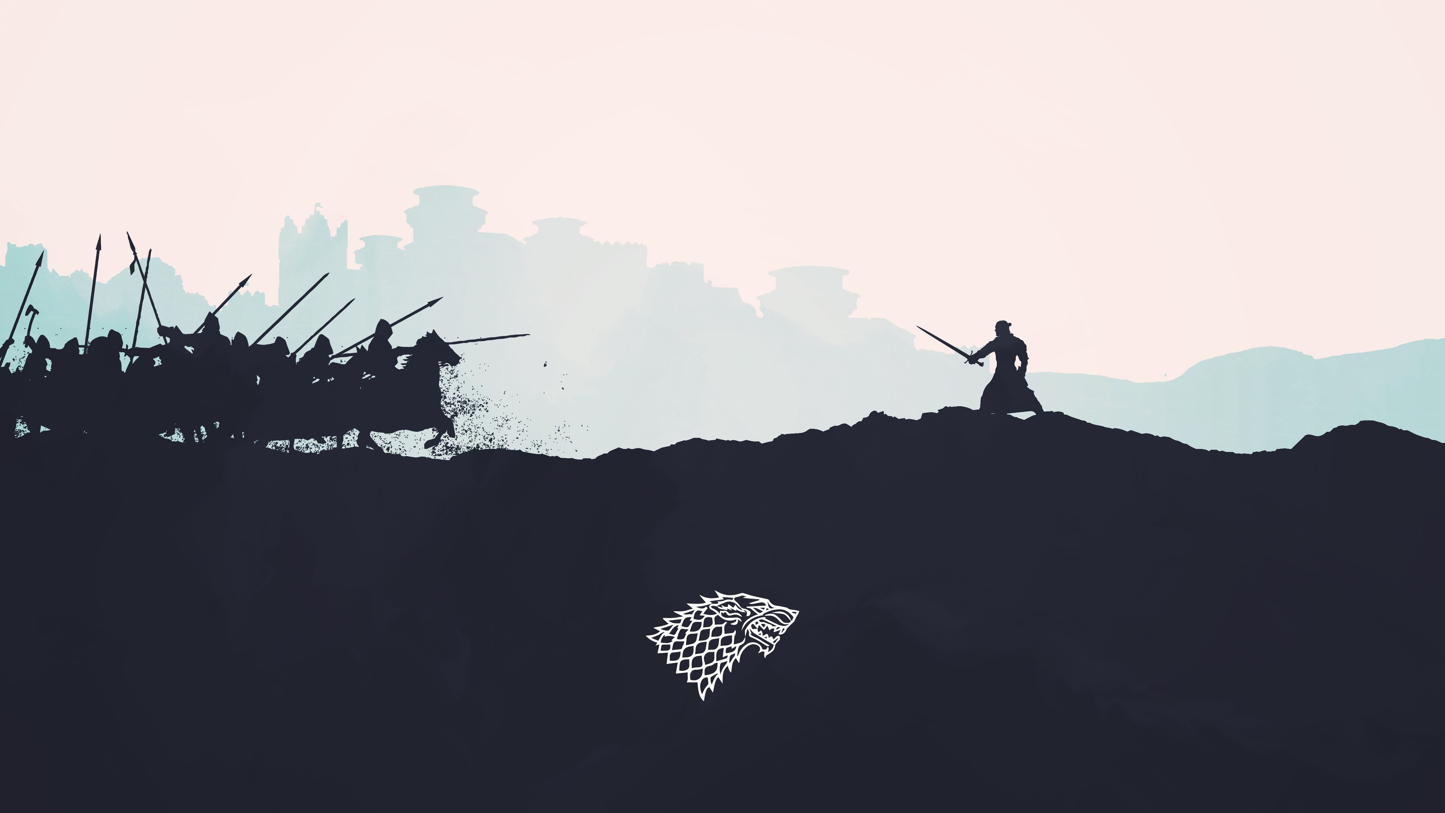 Game of Thrones, 4K, Jon Snow, A Song of Ice and Fire, HD Wallpaper