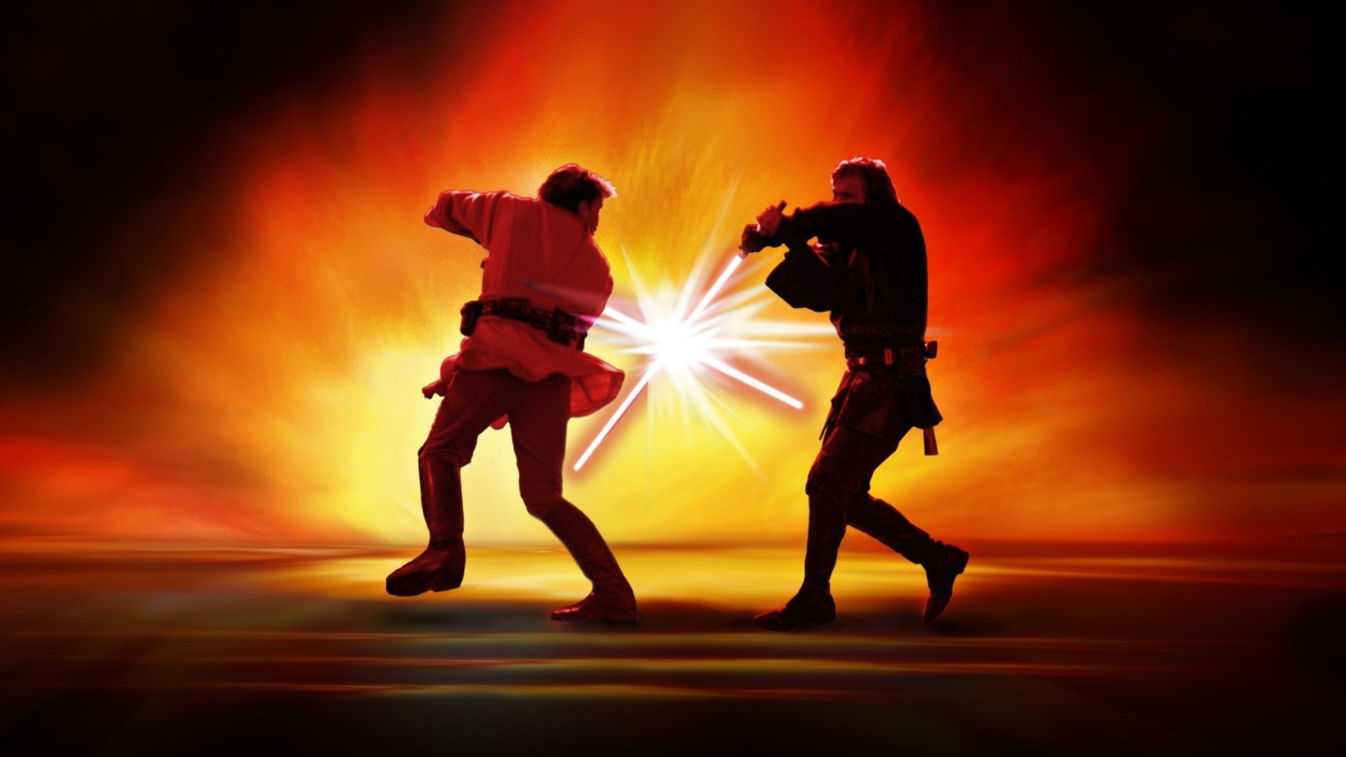 movies, Anakin Skywalker, Obi Wan Kenobi, Star Wars, 1080P, HD Wallpaper