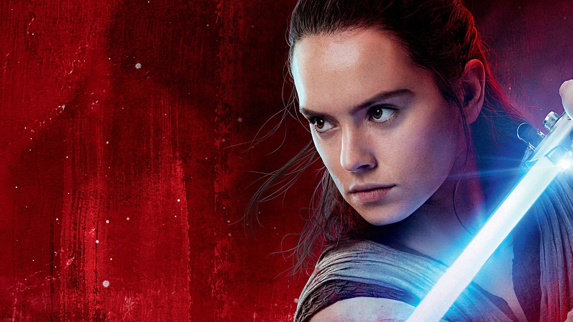 lightsaber, teenager, star, casual clothing, red, character, one person, 1080P, serious, beautiful people, contemplation, brown hair, young women, young adult, HD Wallpaper