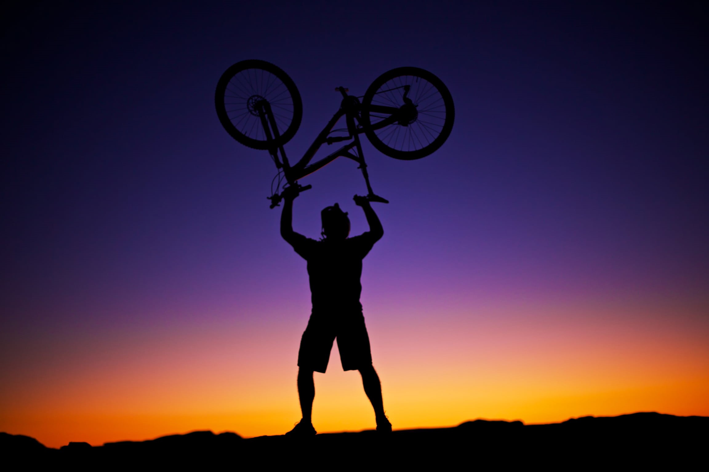 sunset, people, 1080P, sunset  utah, mountain, yeti, sport, BIker, sky, mountain bike, back Lit, inch, 29er, silhouette, Portrait, epic, mountain  biking, HD Wallpaper