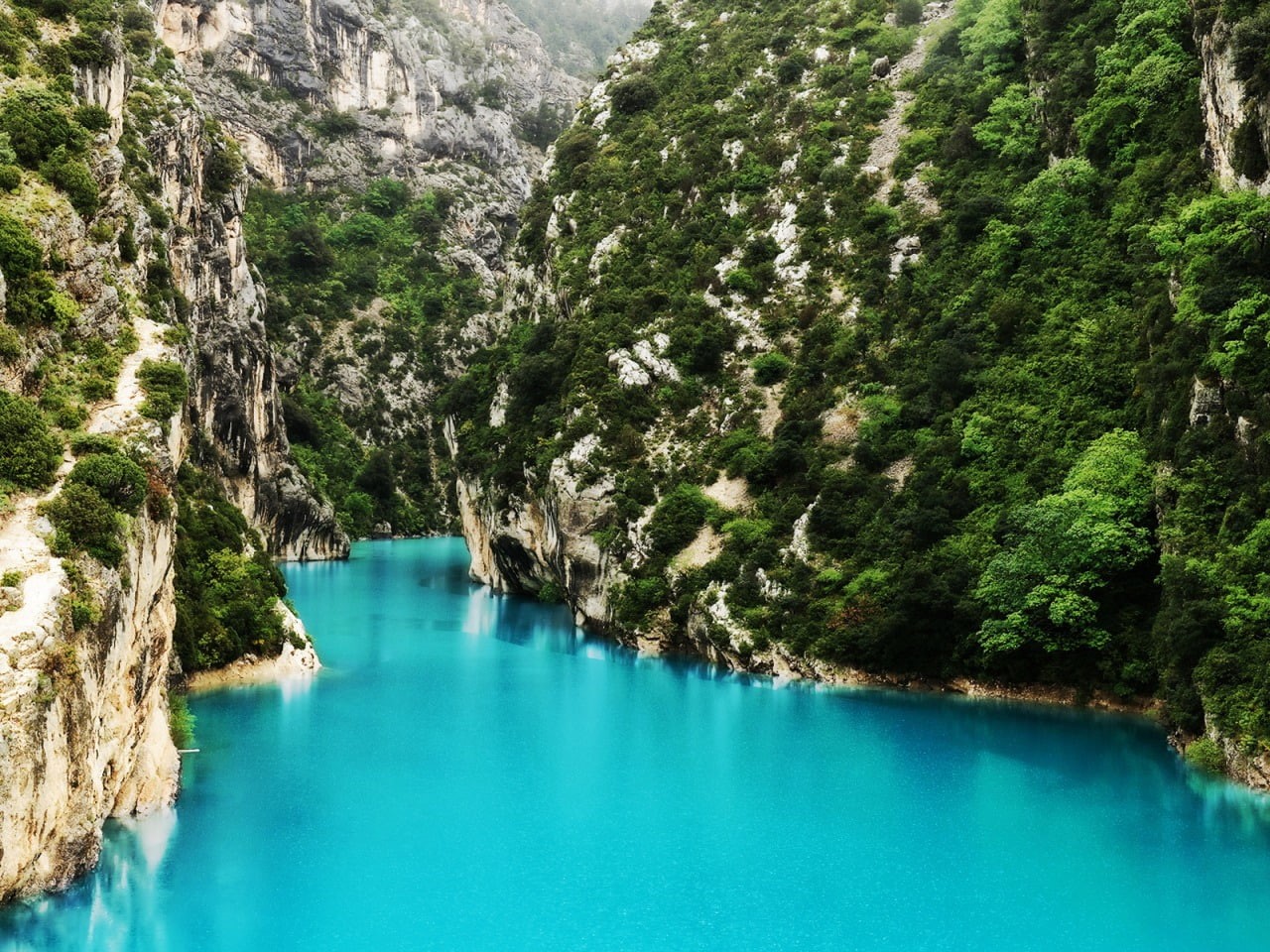 nature, hd, fantasy, 720P, mountains, verdon, art, gorges, du, fun, HD Wallpaper