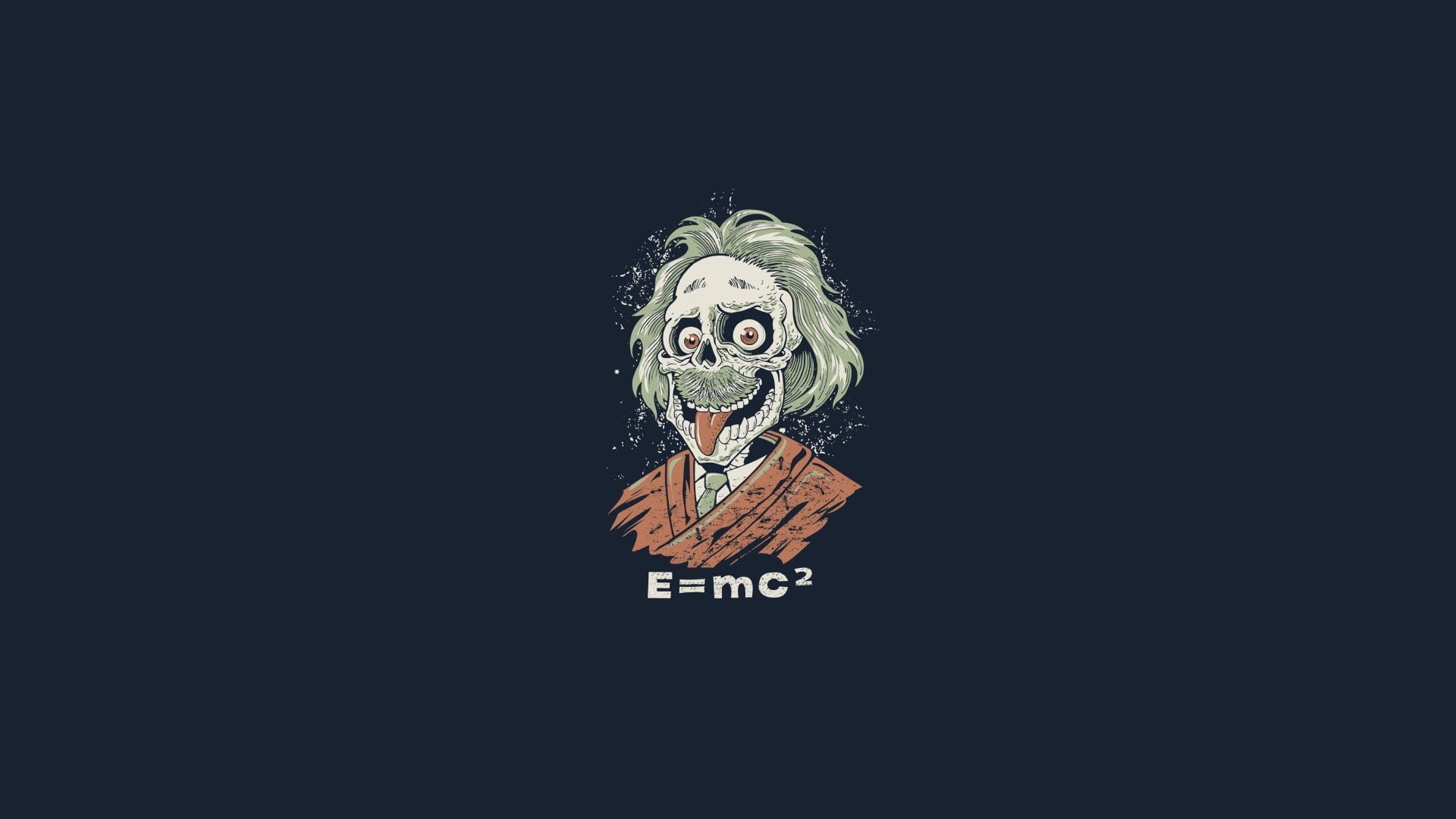Skulls, e, entertainment, funny, mc, hd, art, einstein, albert, x, 1080P, fun, HD Wallpaper