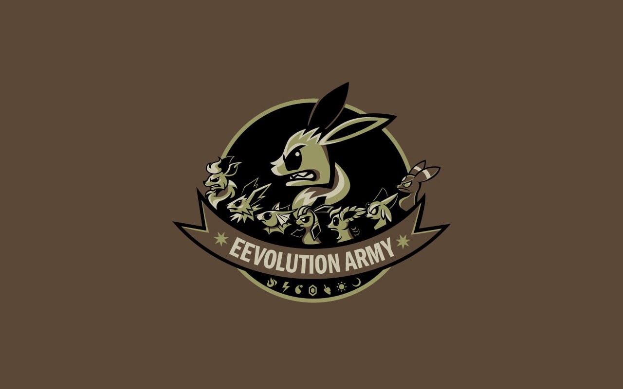 cartoon/comic, pokemon, eevee, brown, flareon, vaporeon, umbreon, hd, leafeon, glaceon, 720P, jolteon, espeon, HD Wallpaper