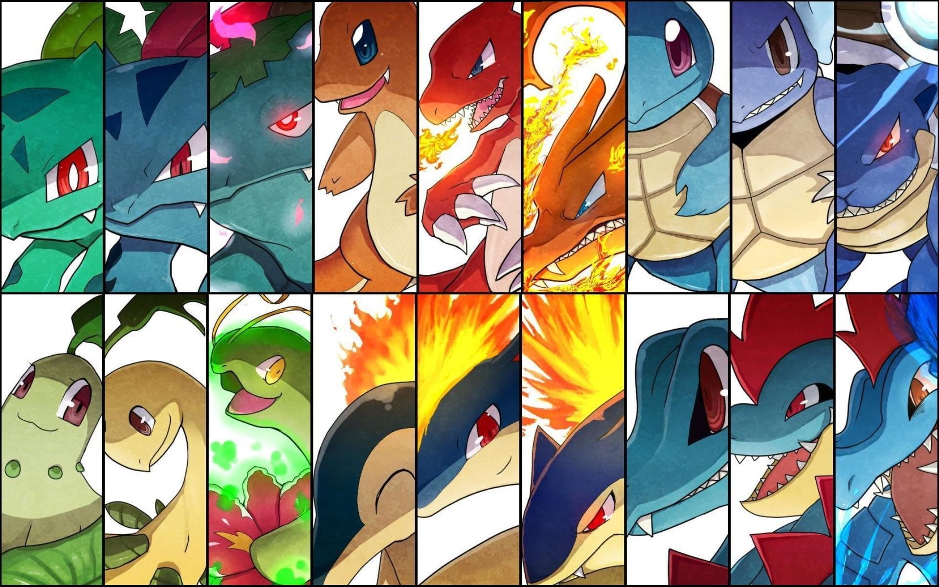 pokemon, animal representation, day, no people, wall - building feature, art and craft, abundance, choice, side by side, Pokémon, vector, creativity, large group of objects, HD Wallpaper