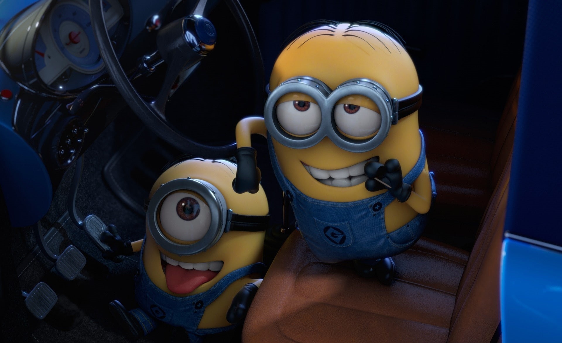 despicable me 2, transportation, 1080P, amusement park ride, no people, fun, close-up, metal, stuart, still life, arts culture and entertainment, adventure, HD Wallpaper