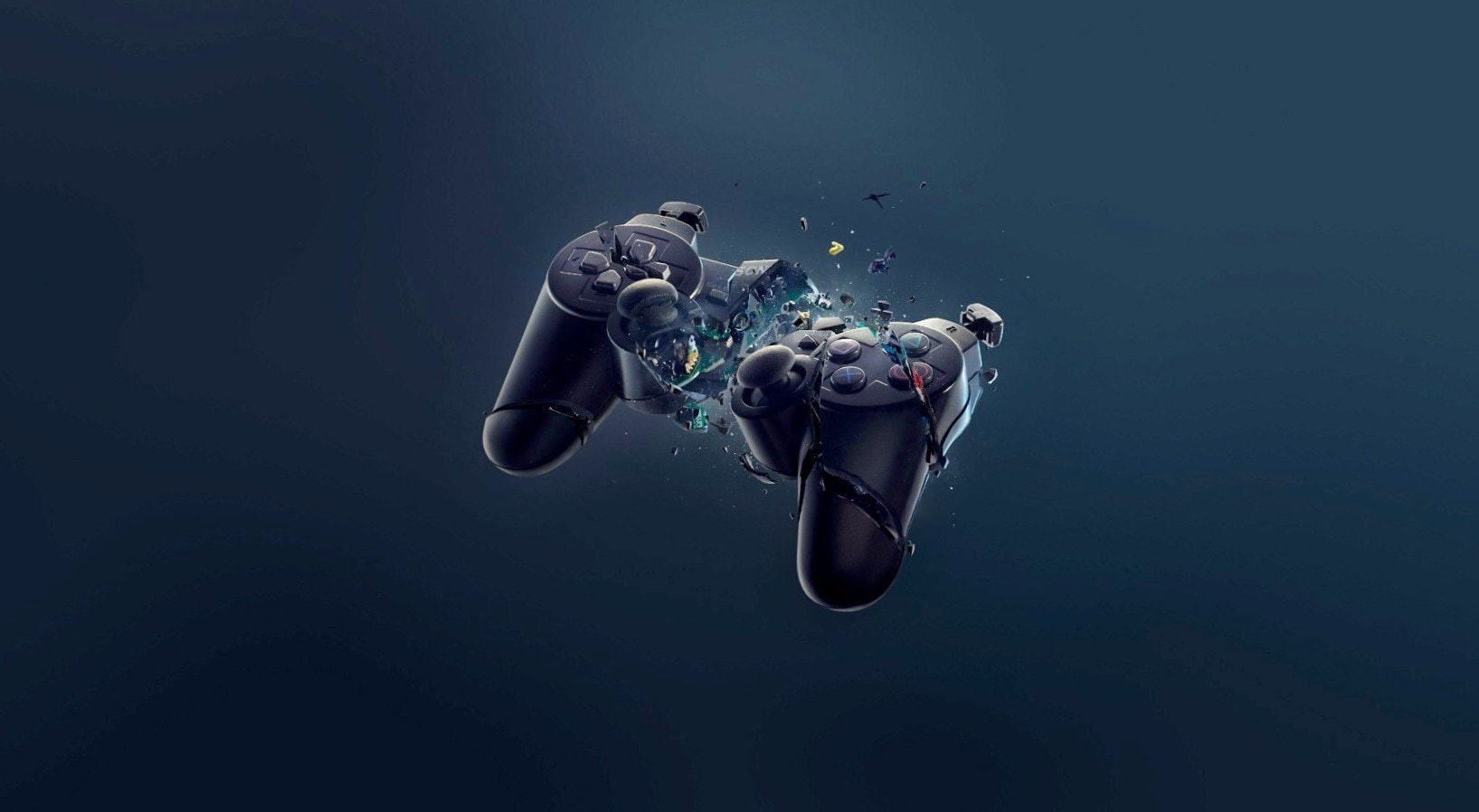 Play Station, DualShock, controllers, games, underwater, 1635x898 px, animals in the wild, adventure, architecture, full length, station, nature, play, HD Wallpaper