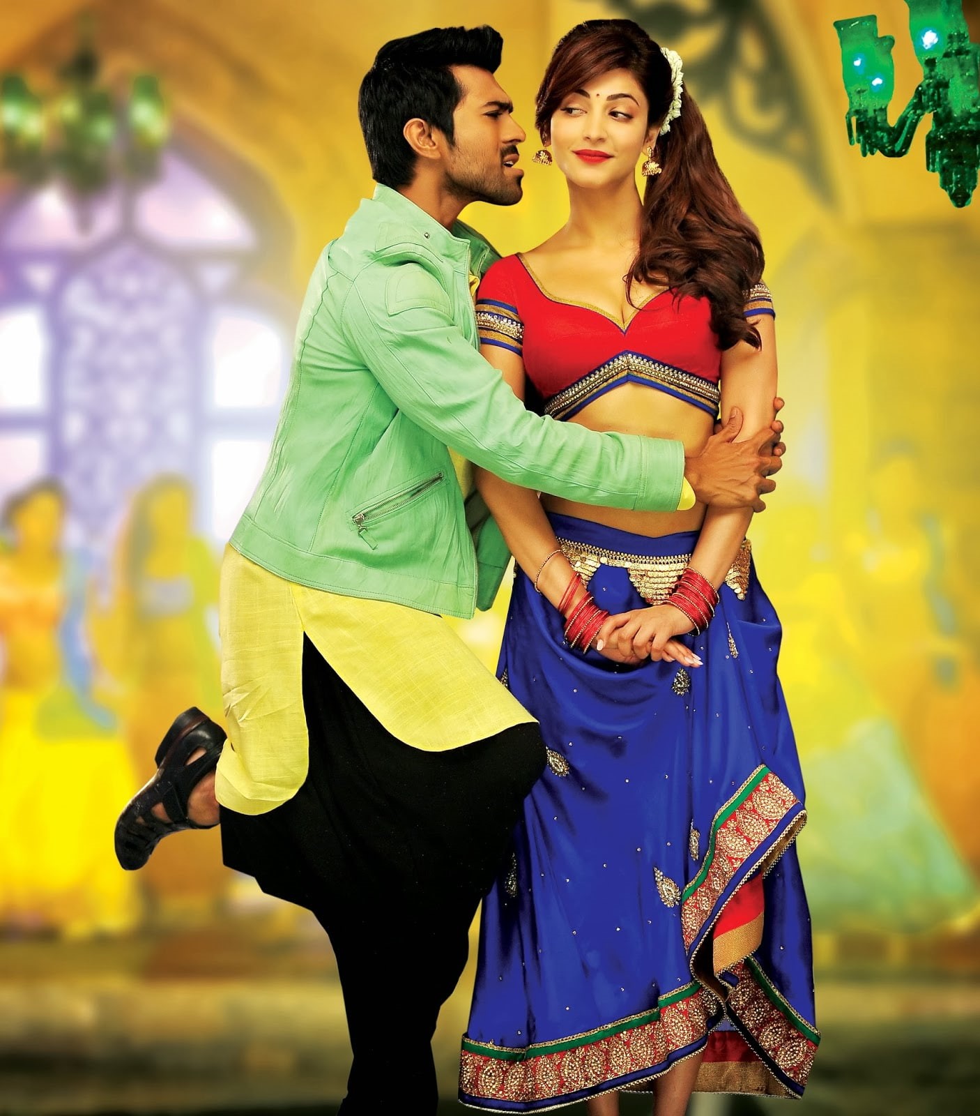 emotion, two people, happiness, yevadu, togetherness, shruti, girlfriend, outdoors, men, positive emotion, black hair, heterosexual couple, fashion, beautiful woman, Phone HD Wallpaper