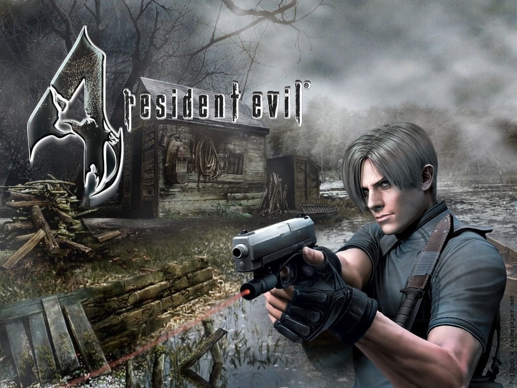 gun, photography themes, architecture, real people, digital, security, Resident Evil, resident, sign, 480P, Leon S. Kennedy, warning sign, Resident Evil 4, HD Wallpaper