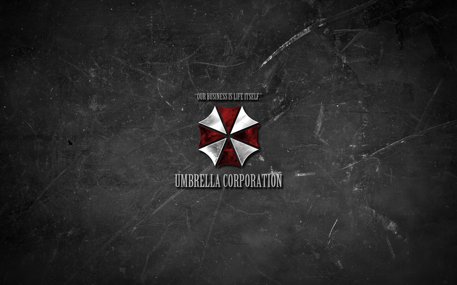 western script, flag, symbol, slogan, business, close-up, umbrella corporation, text, textured, texture, day, Umbrella, nature, red, Our business is life itself, HD Wallpaper