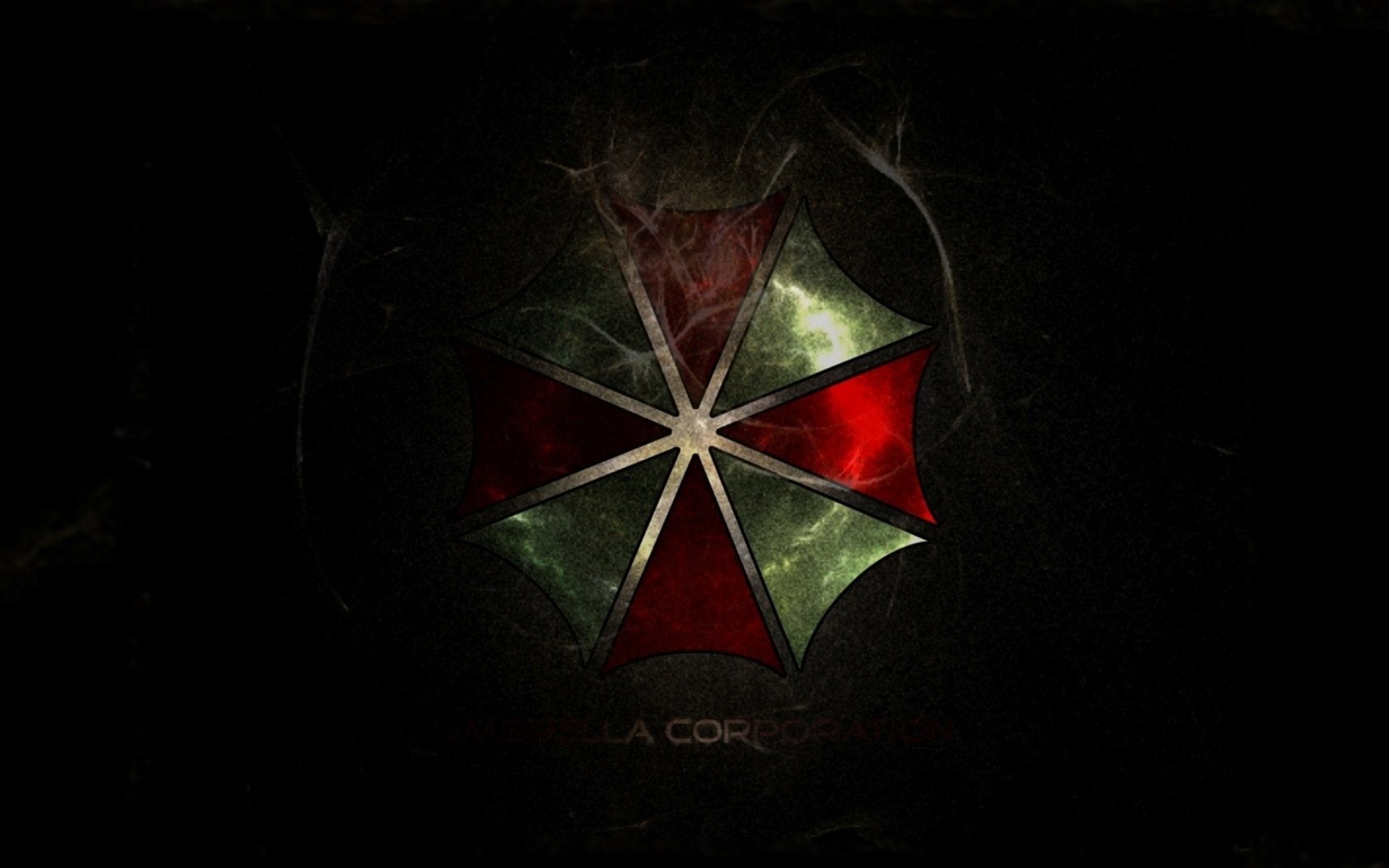 illustration, green, Resident Evil, Unbreallla, Logo, red, 720P, Umbrella Corporation, HD Wallpaper