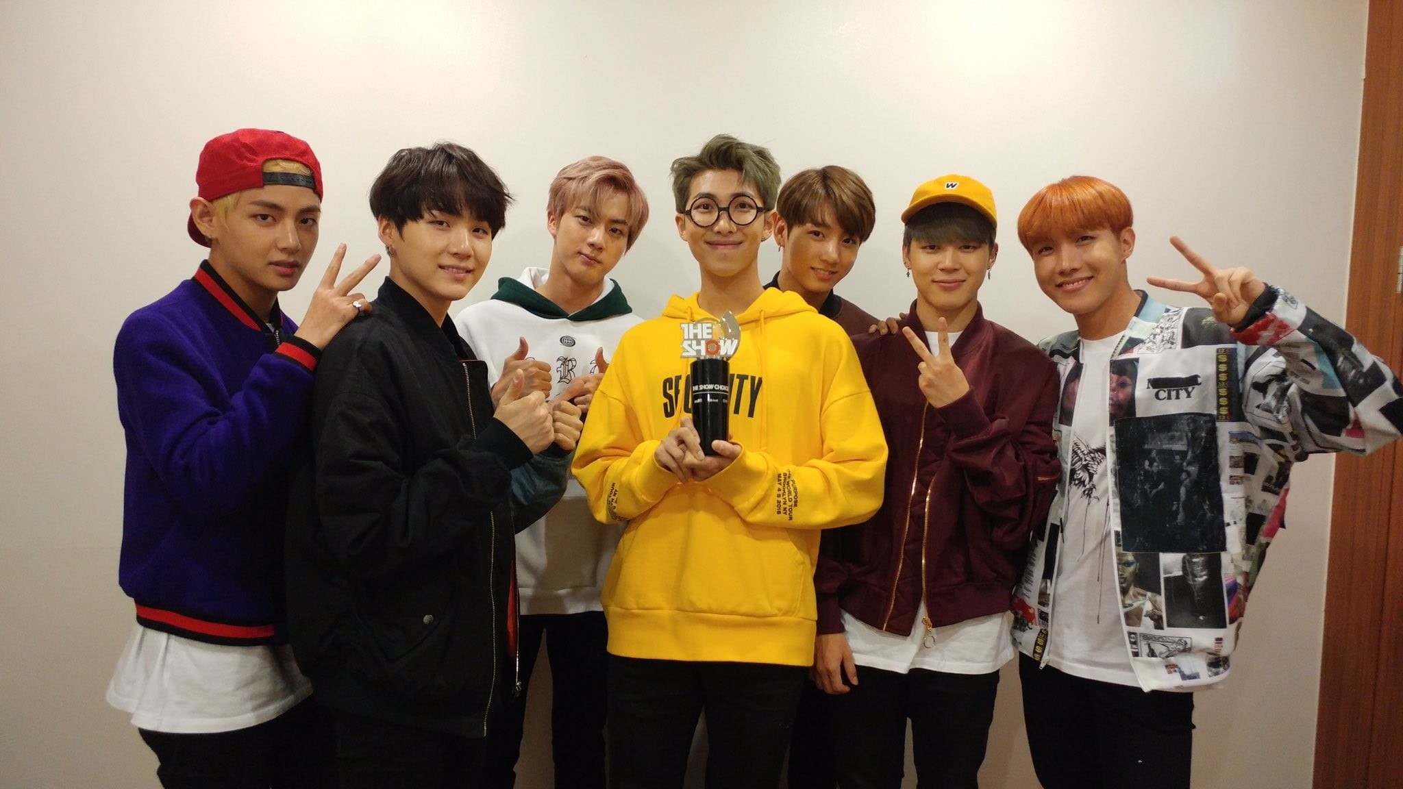 BTS, Jimin, group of people, Jin, group, sport, indoors, people, education, standing, RM , men, Suga, child, teenager, J - Hope, uniform, three quarter length, HD Wallpaper