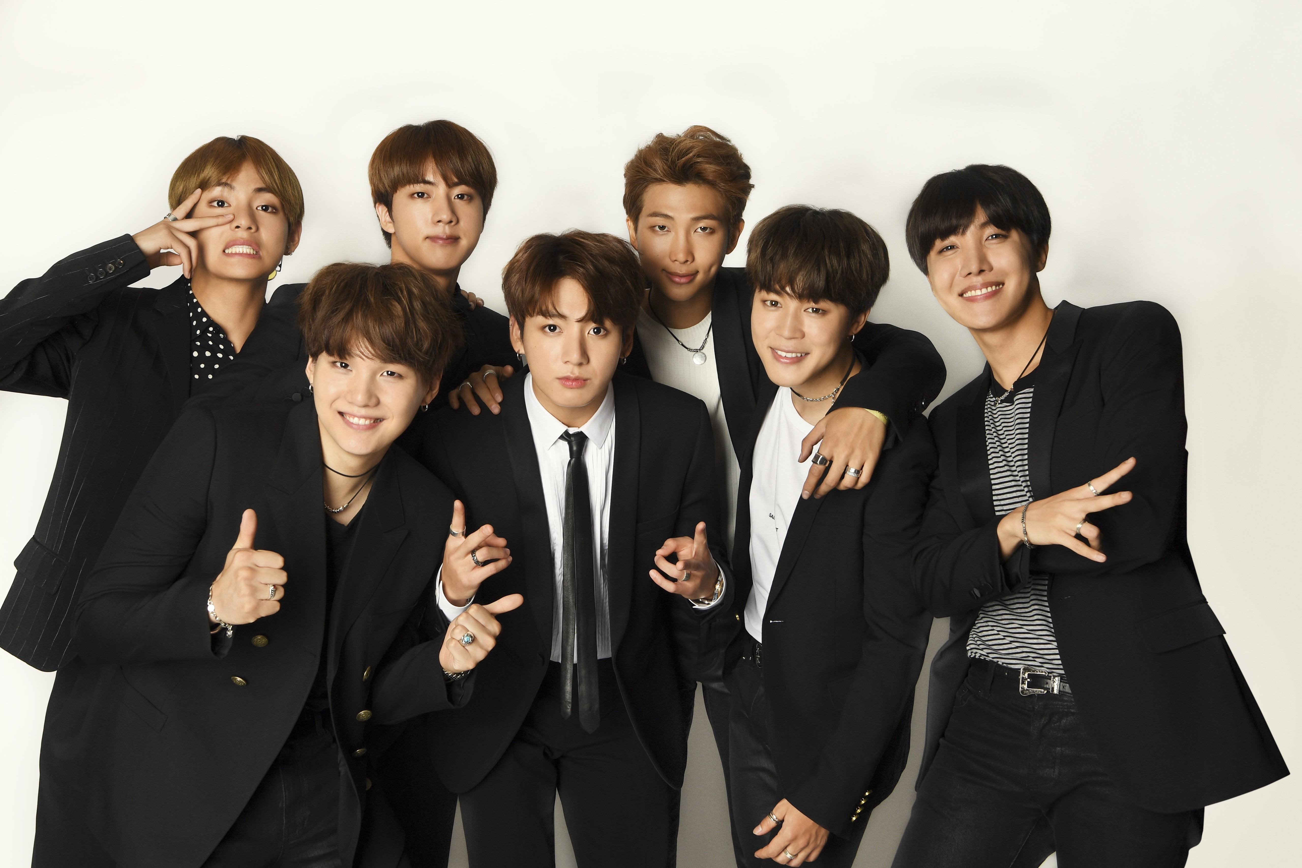 Korean, J-Hope (Singer), Jimin (Singer), Music, Jungkook (Singer), Suga (Singer), RM (Singer), V (Singer), BTS, 5K, Jin (Singer), HD Wallpaper