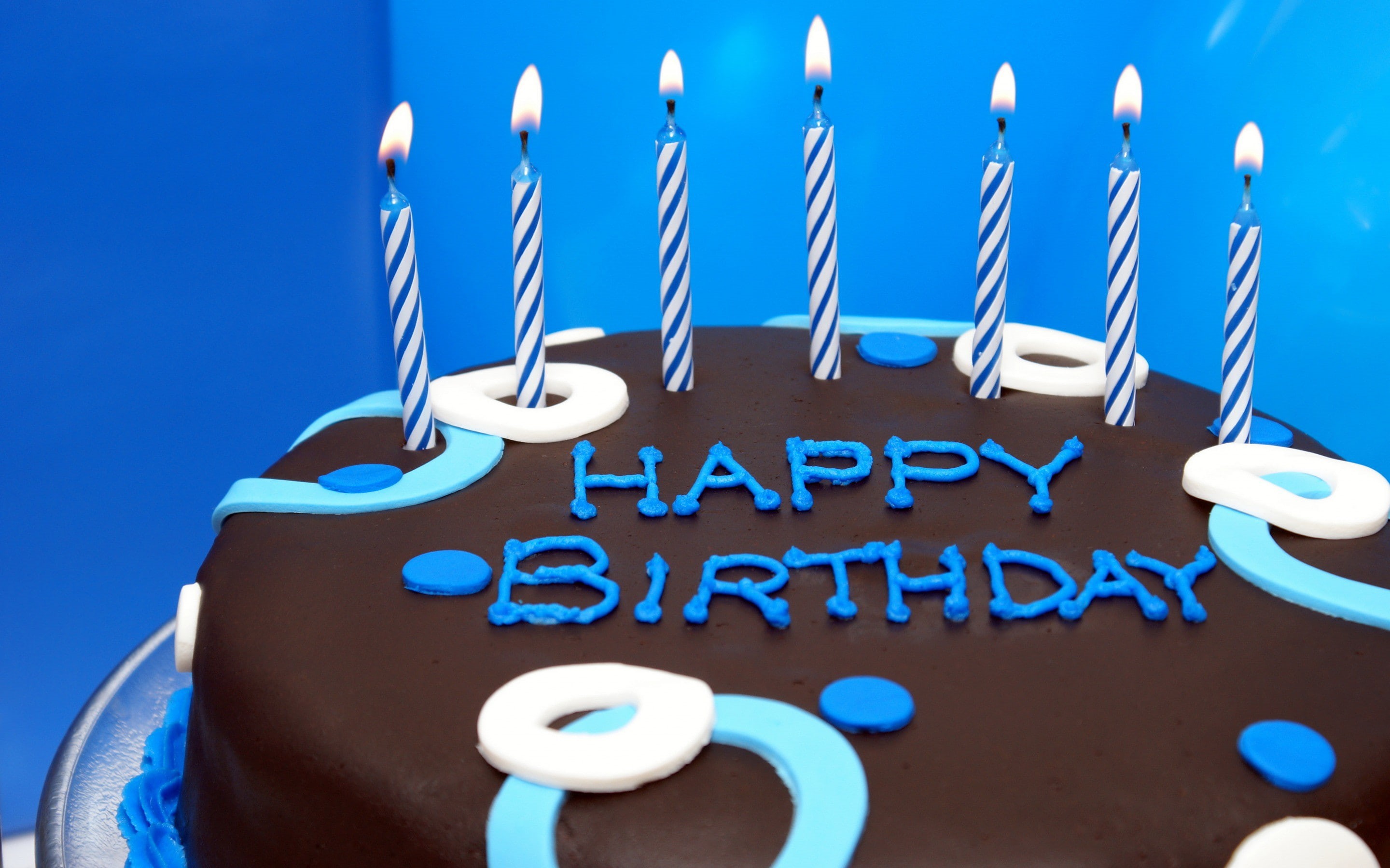 birthday, Happy, Holiday, cake, 2K, HD Wallpaper