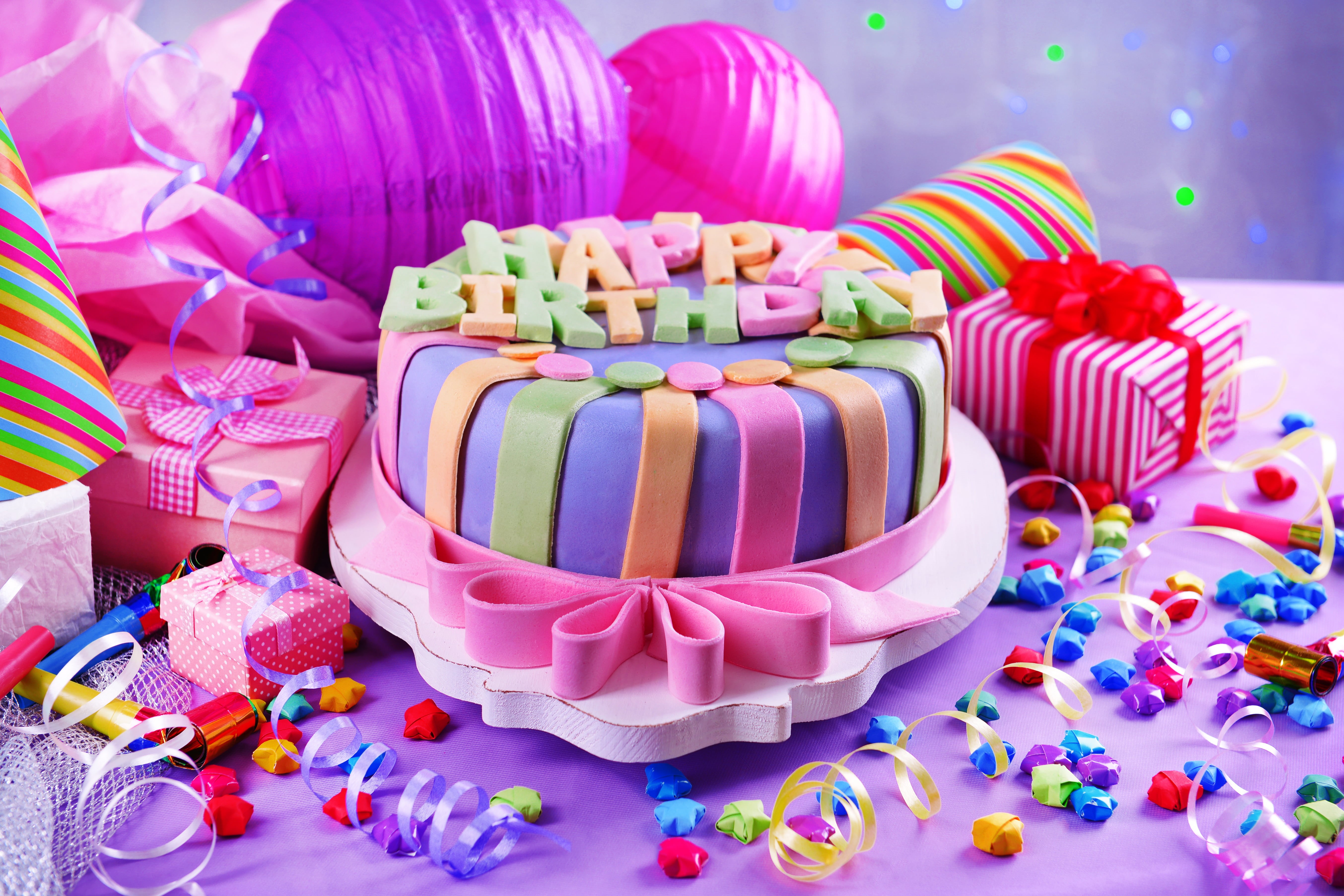 choice, icing, backgrounds, indulgence, cake, no People, illustration, blue, Happy, sweet Food, gourmet, celebration, pink Color, food and drink, baked, HD Wallpaper