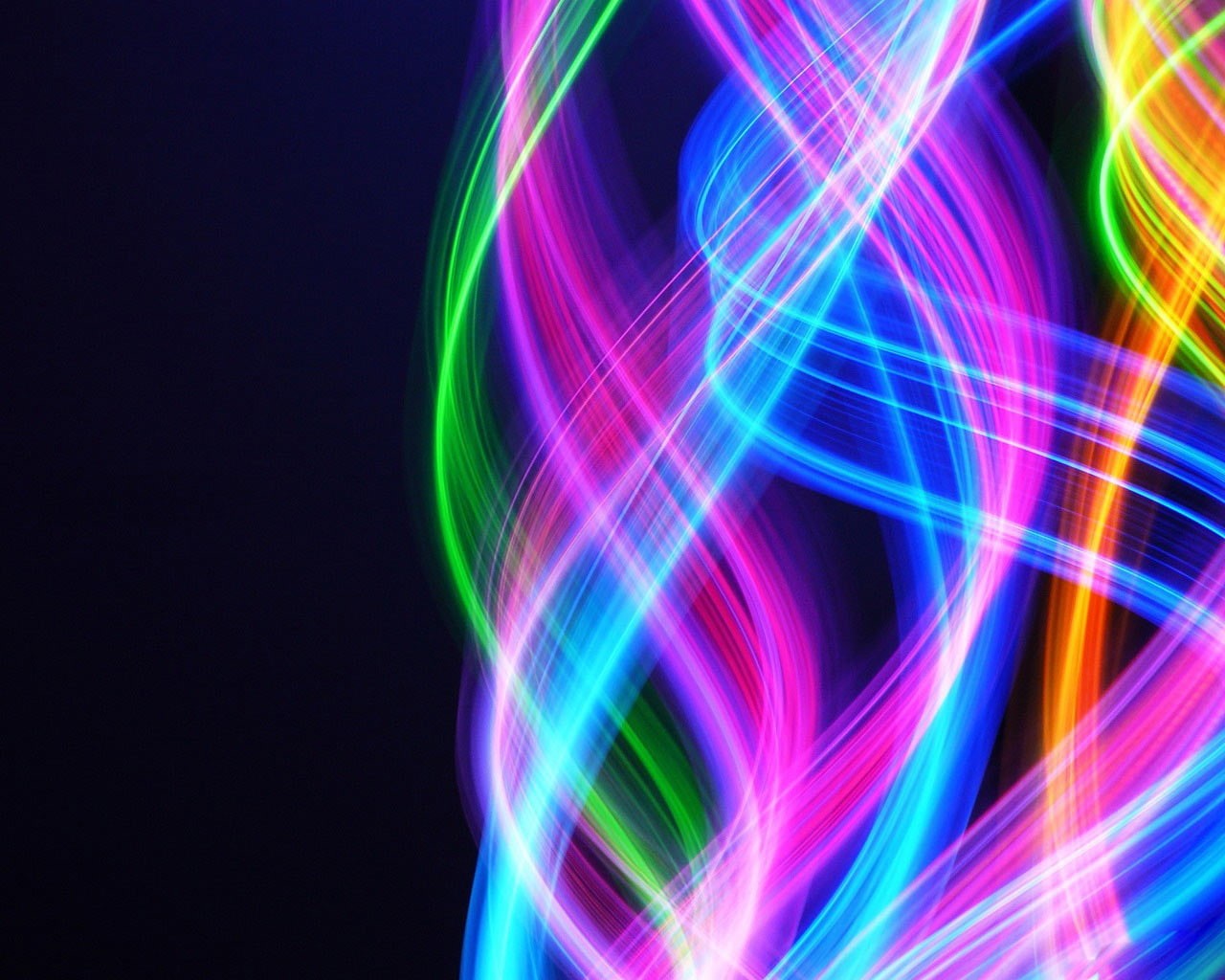 abstract, rainbow, background, dark, colorful, dark background, 720P, HD Wallpaper