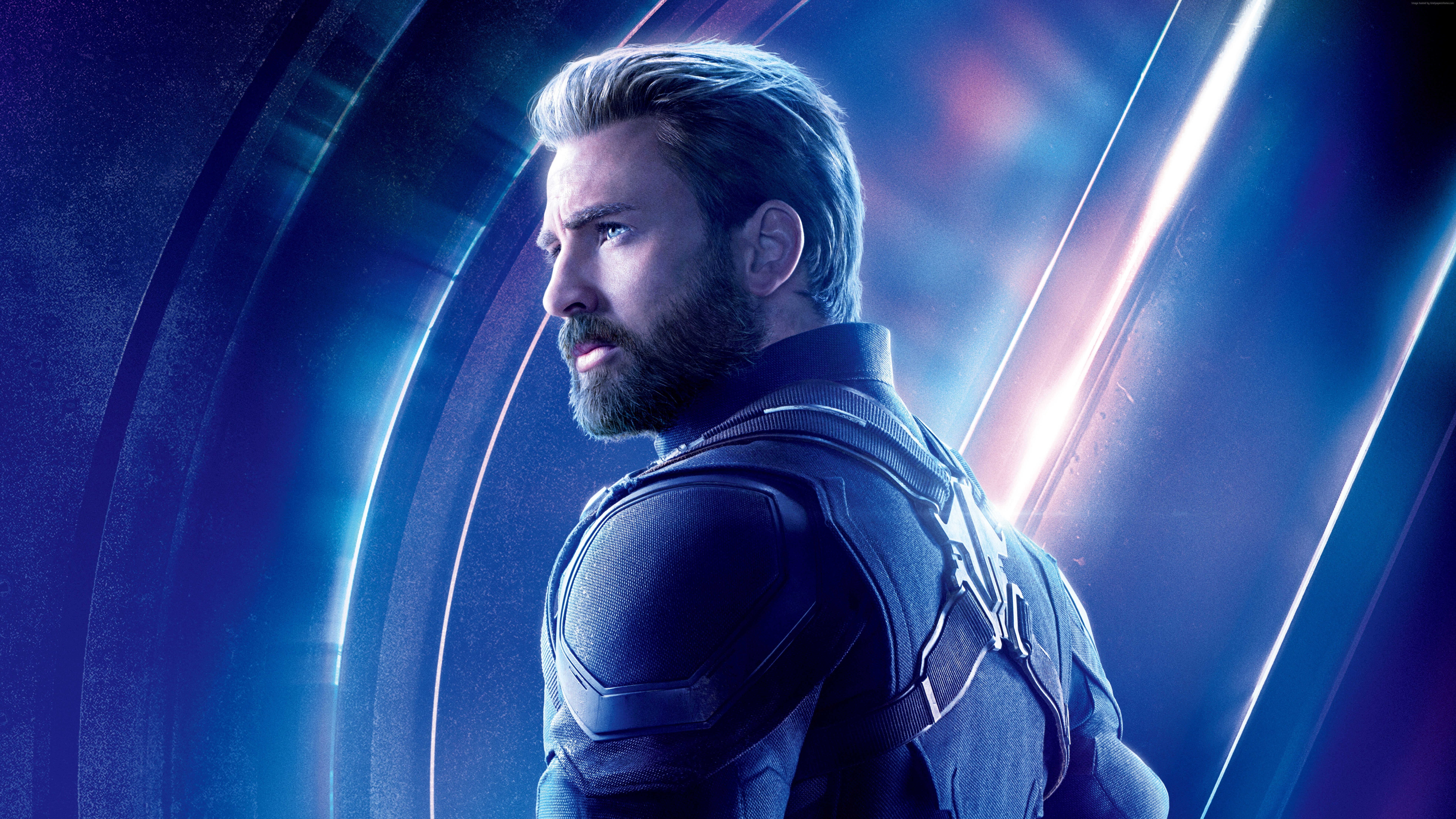 Chris Evans, Captain America, 8K, 8k, Avengers: Infinity War, HD Wallpaper