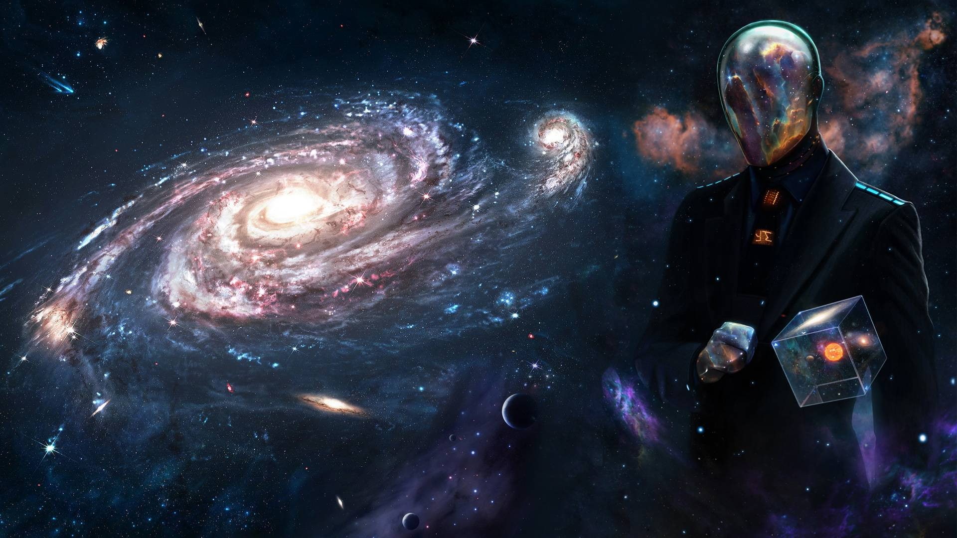 surreal, Last Man Standing: Killbook of a Bounty Hunter, 1080P, galaxy, space, HD Wallpaper