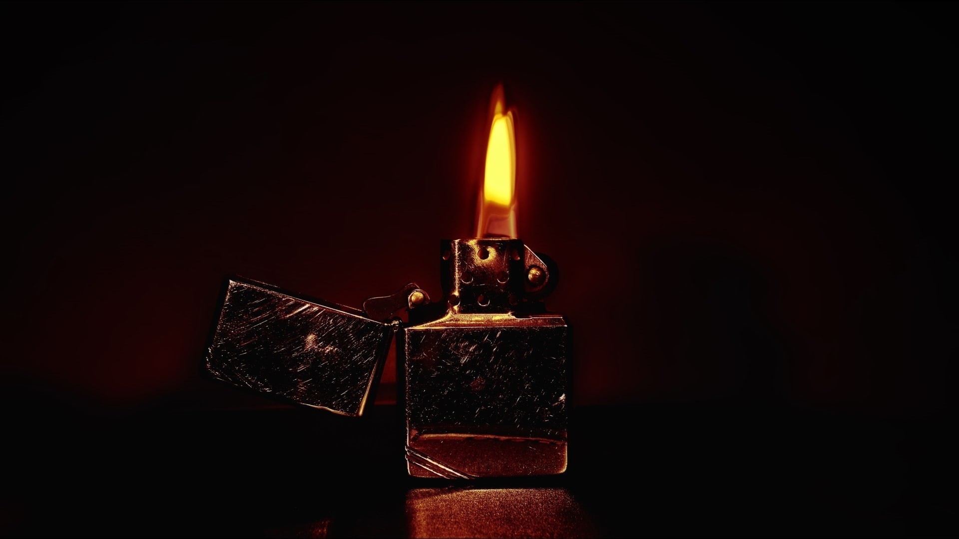 flip, burning, candle, indoors, 1080P, lighter, nature, scratches, fire, fire - natural phenomenon, heat - temperature, silver, close-up, illuminated, HD Wallpaper