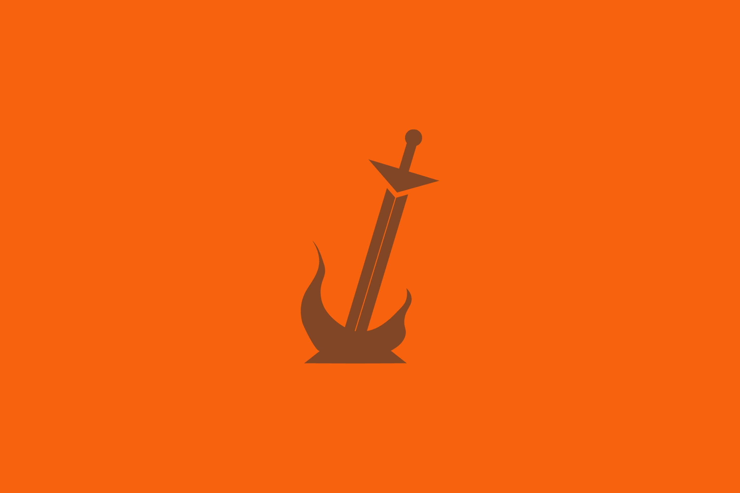 From Software, bonfire, Dark Souls, minimalism, 2K, digital art, HD Wallpaper