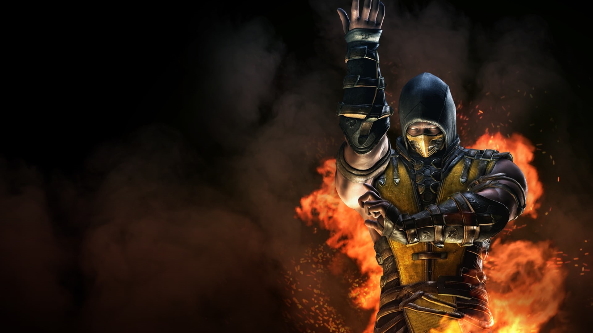 Scorpion, 1080P, x, Mortal, Kombat, Inferno, HD Wallpaper