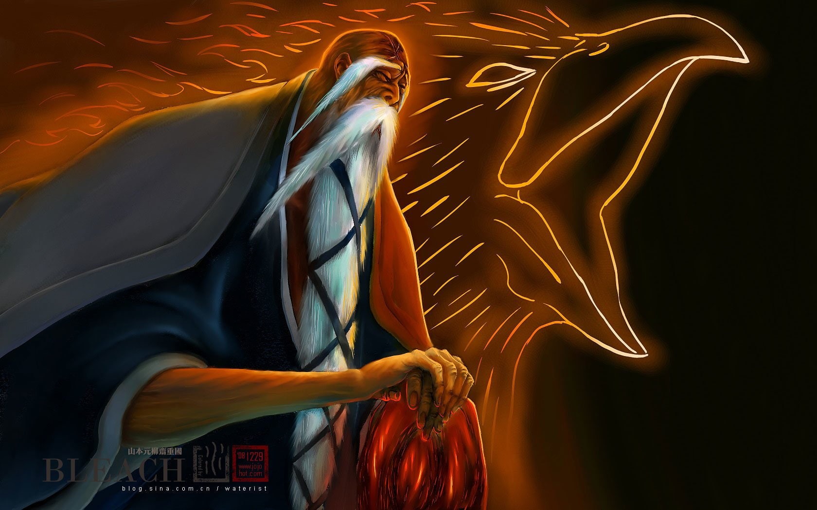 Bleach, 720P, Genryūsai Shigekuni Yamamoto, HD Wallpaper