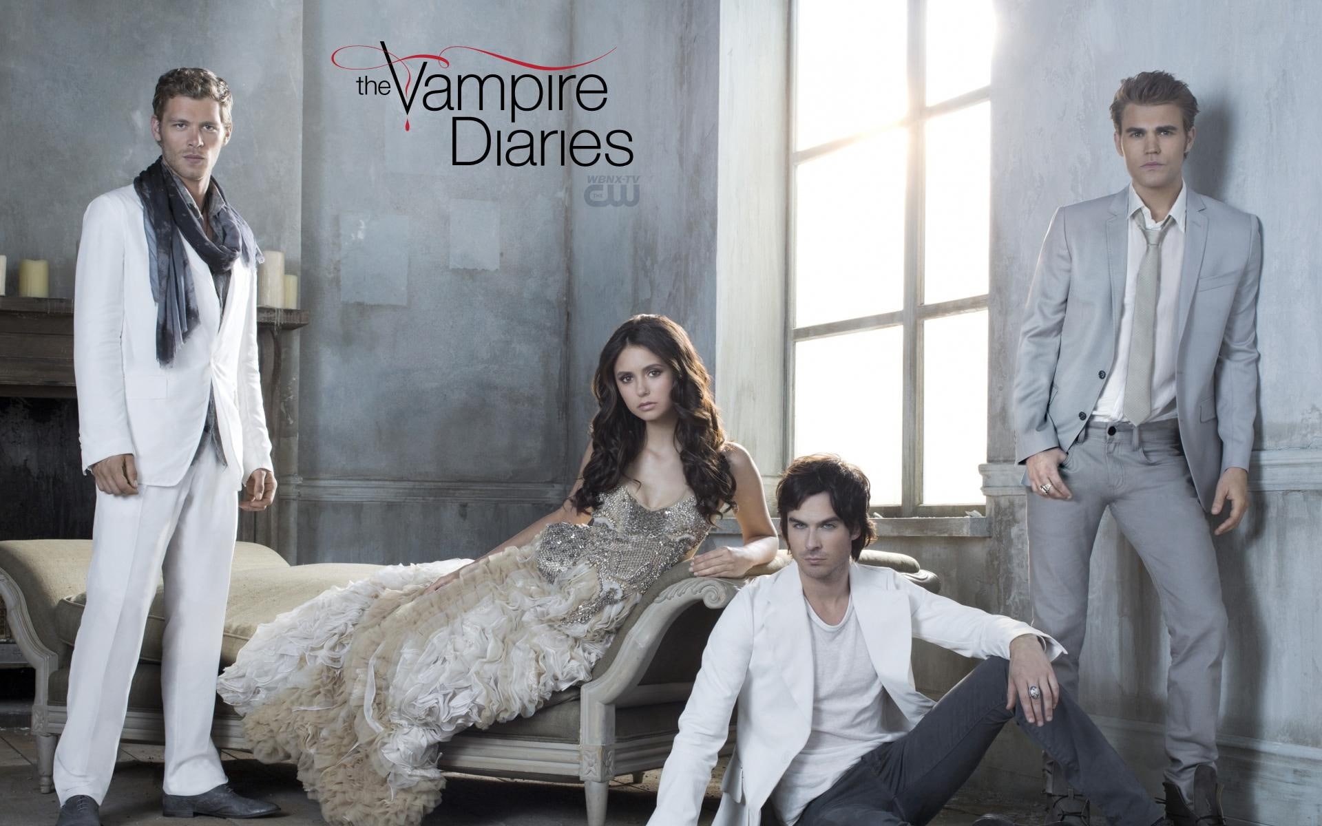 nina dobrev, ian, ian somerhalder, wesley, vampire, nina, diaries, paul, paul wesley, somerhalder, the vampire diaries, dobrev, 1080P, HD Wallpaper