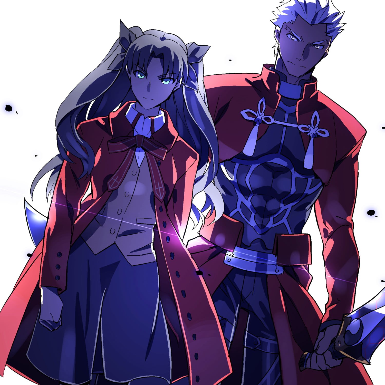 low angle view, Fate/Stay Night, Archer (Fate/Stay Night), design, brown, Fate/Stay Night: Unlimited Blade Works, 720P, close-up, abstract, s, human representation, Phone HD Wallpaper