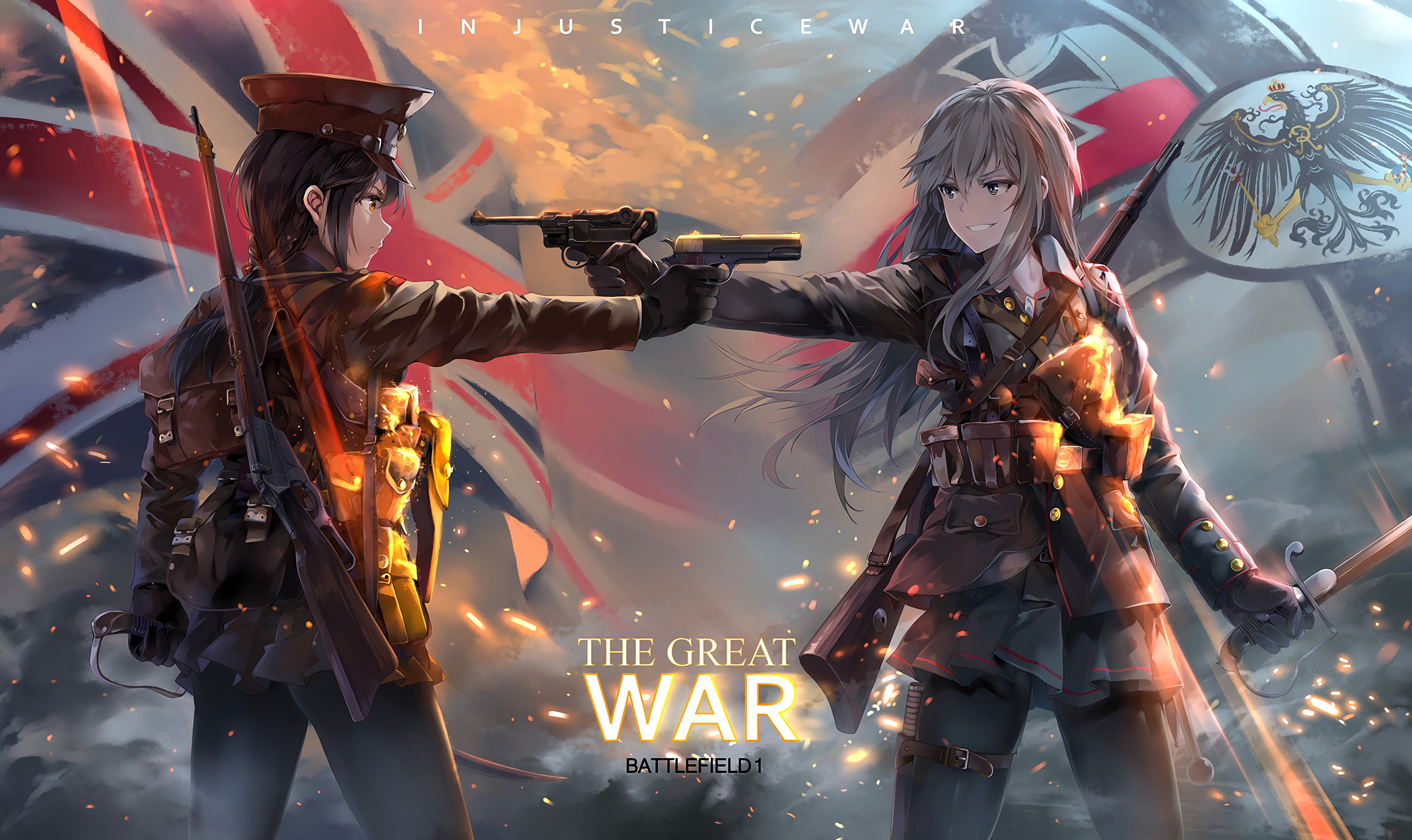 Original (Anime), Battlefield, Battlefield 1, 4K, HD Wallpaper