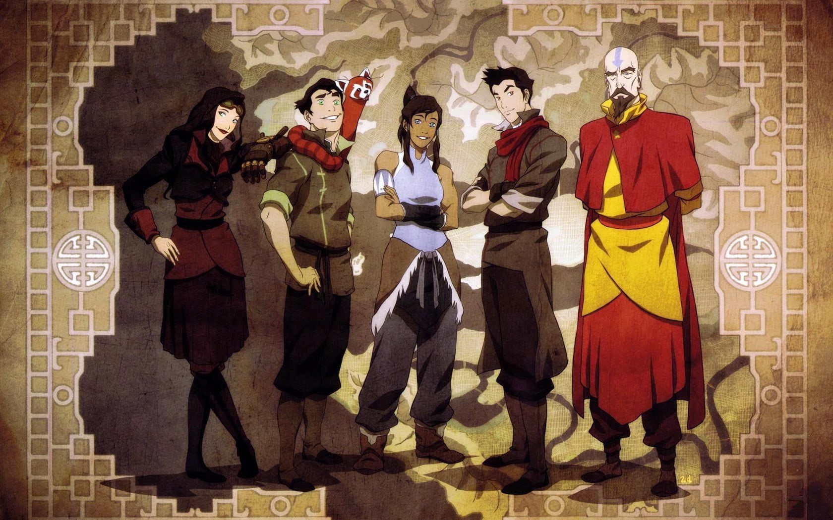 group of people, portrait, Korra, music, young men, digital composite, males, people, young adult, Avatar: The Last Airbender, digital, 720P, HD Wallpaper