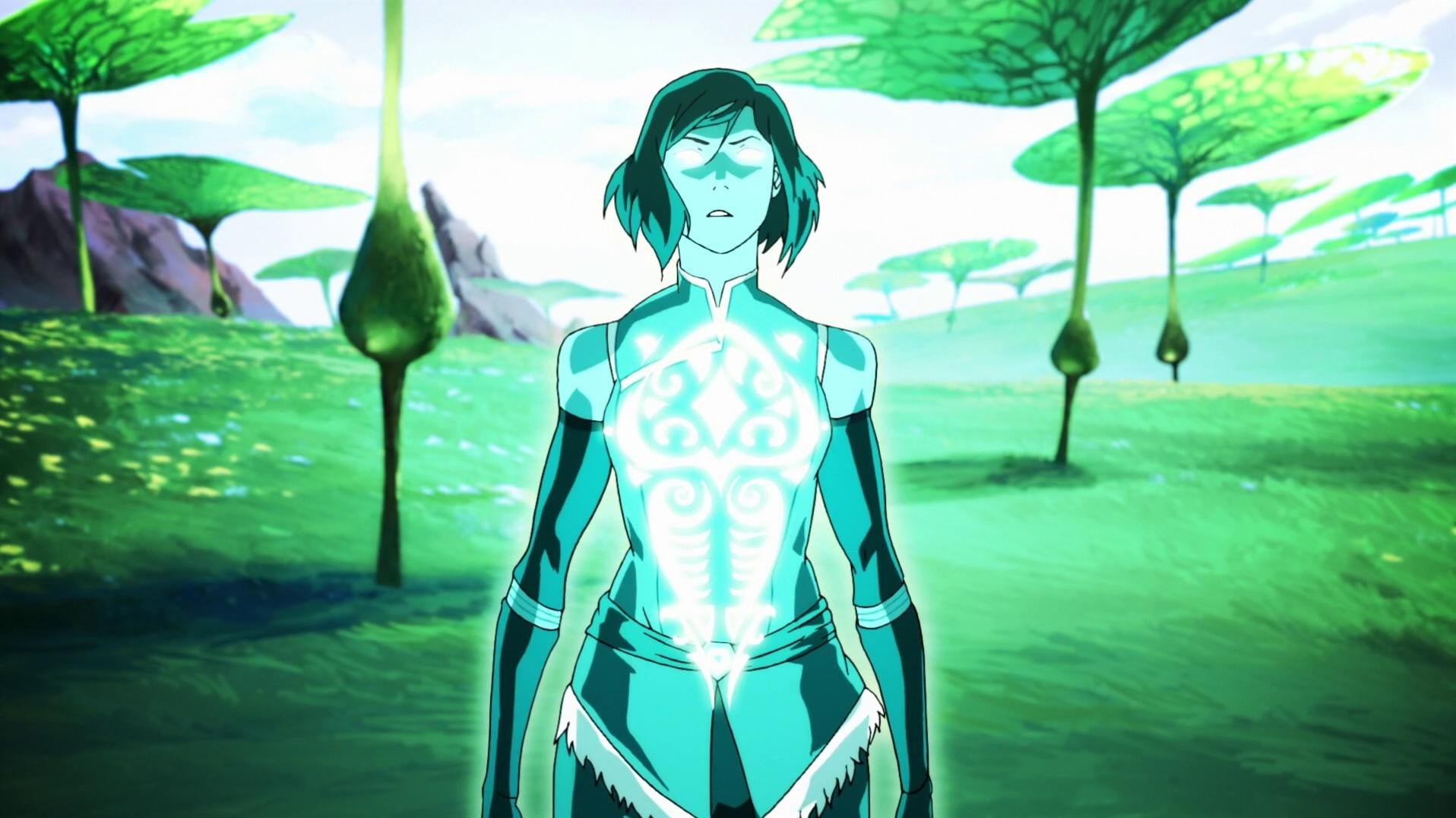 fashion, The Legend of Korra, standing, day, green color, front view, water, digital composite, outdoors, young women, three quarter length, lifestyles, HD Wallpaper