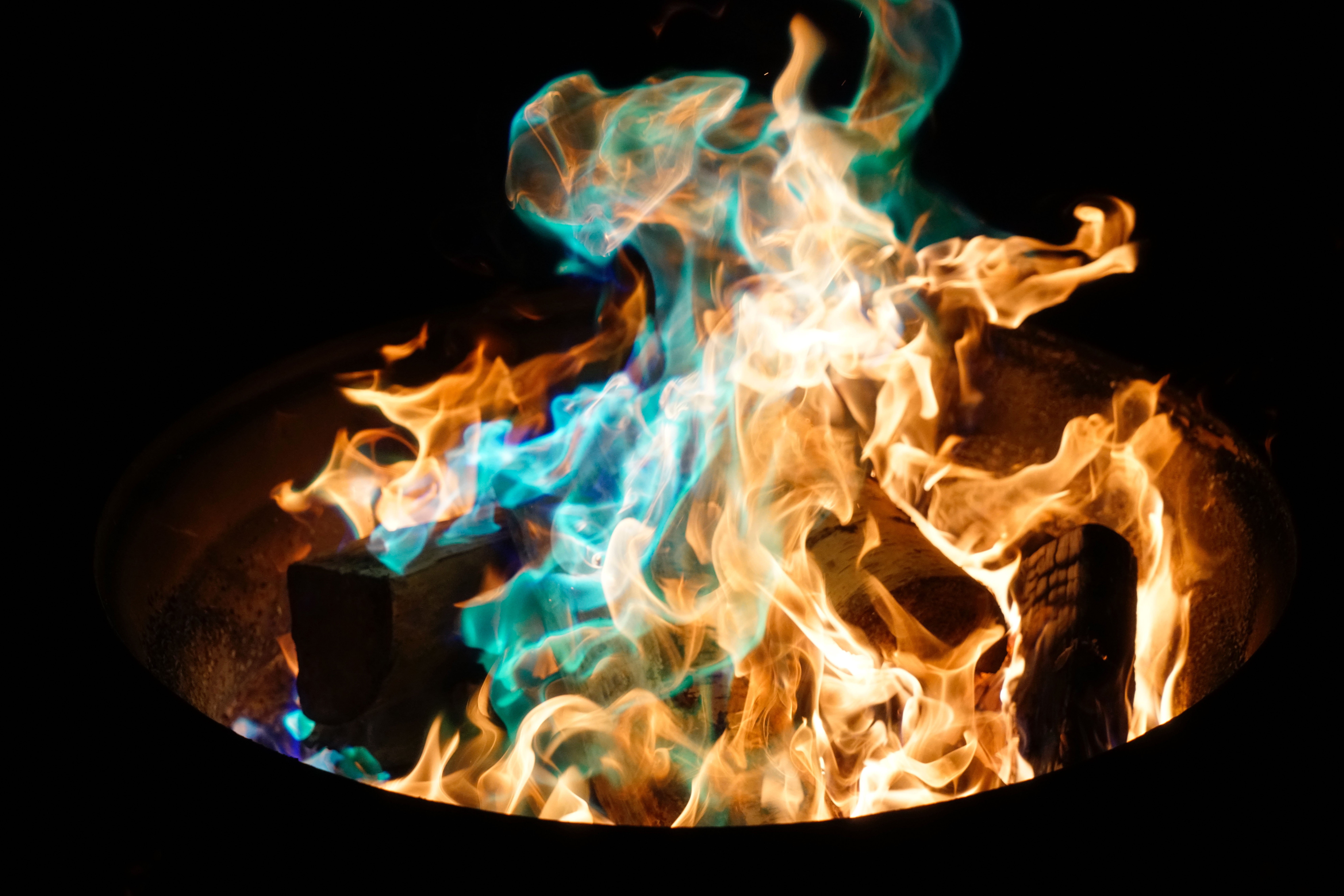 sign, camping, orange color, firewood, 8K, fire, motion, night, abstract, campfire, cut out, close-up, flame, wood - material, ash, nature, indoors, changing form, HD Wallpaper