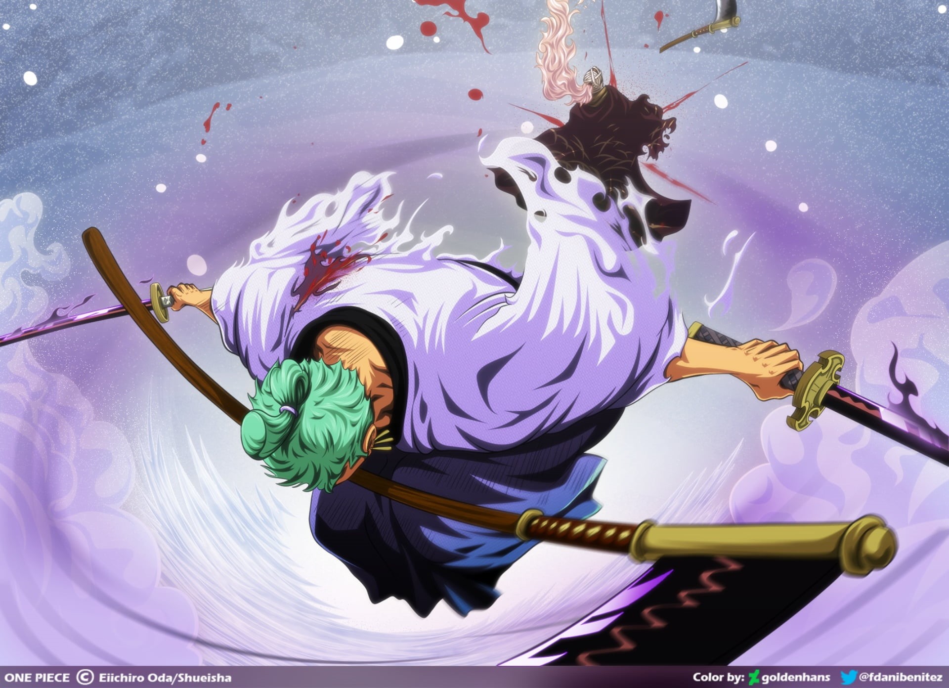 1080P, Roronoa Zoro, One Piece, HD Wallpaper