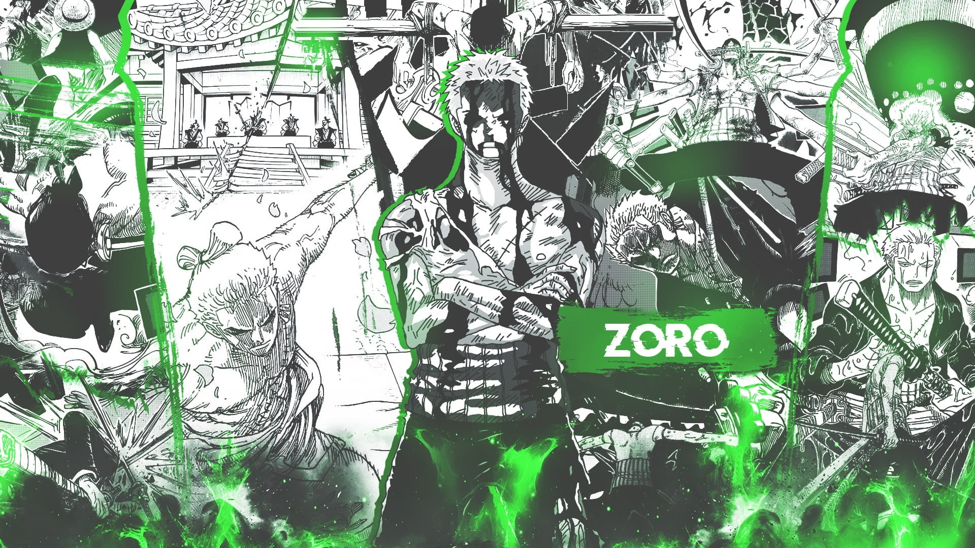 Roronoa Zoro, 1080P, One Piece, HD Wallpaper